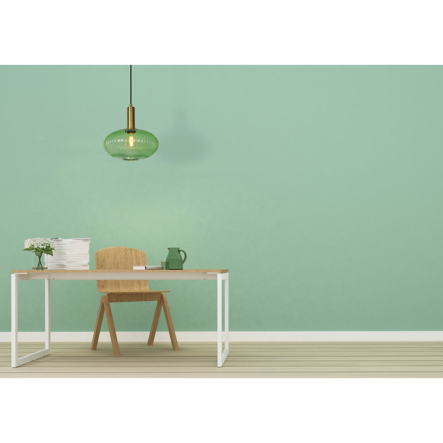 Lucide MALOTO - Pendant light - Ø 30 cm - 1xE27 - Green