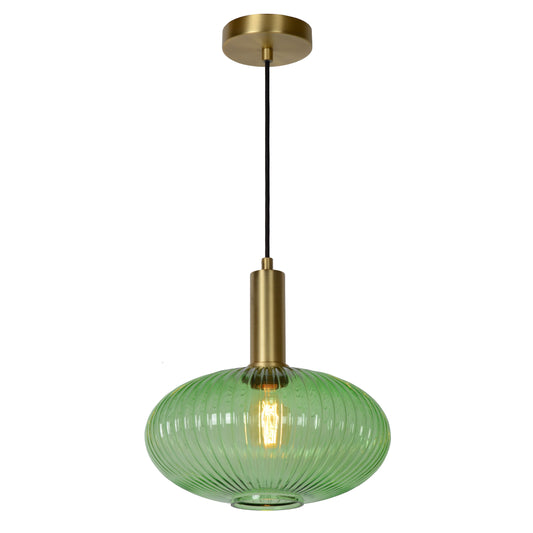 Lucide MALOTO - Pendant light - Ø 30 cm - 1xE27 - Green