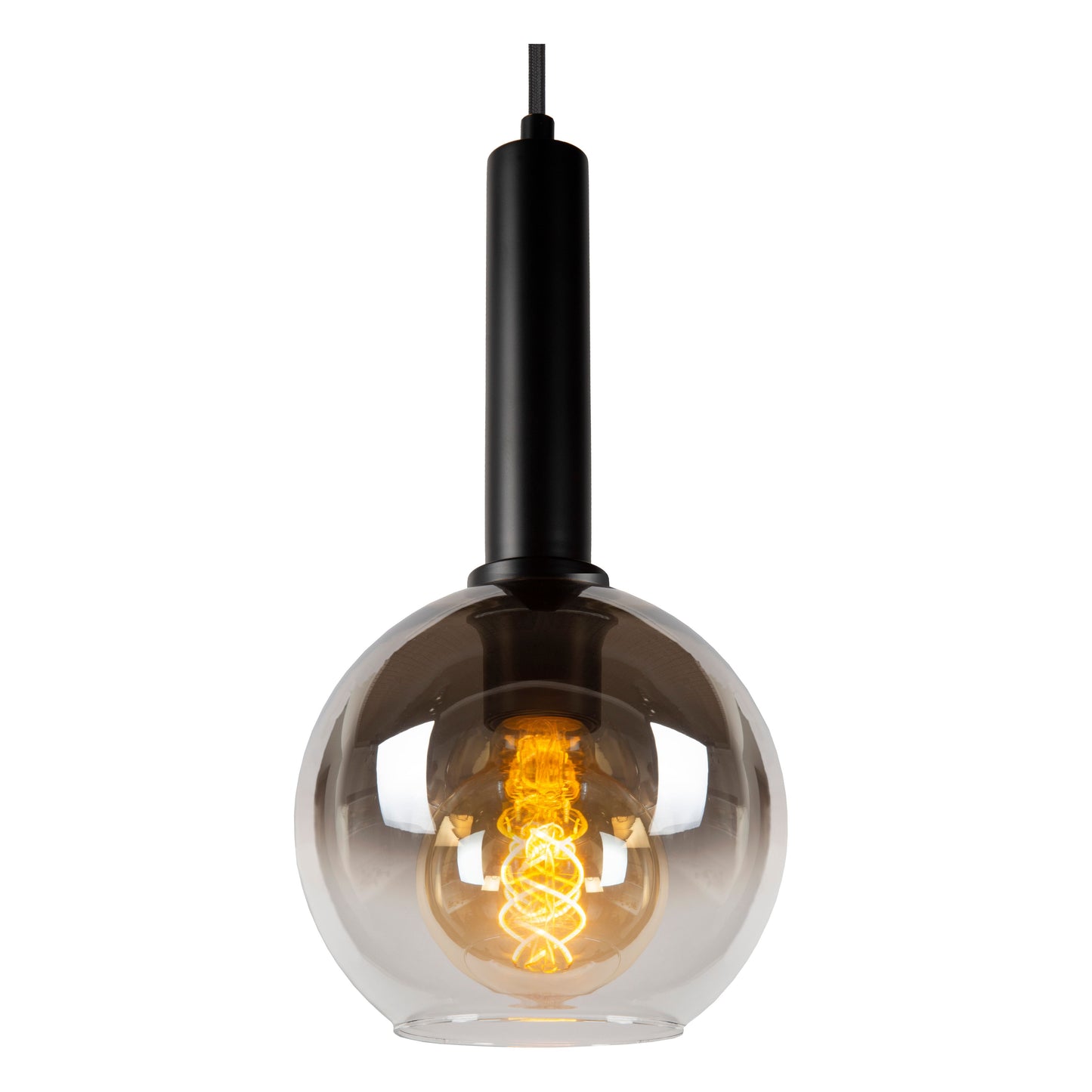 Lucide MARIUS - Pendant light - Ø 55 cm - 5xE27 - Black