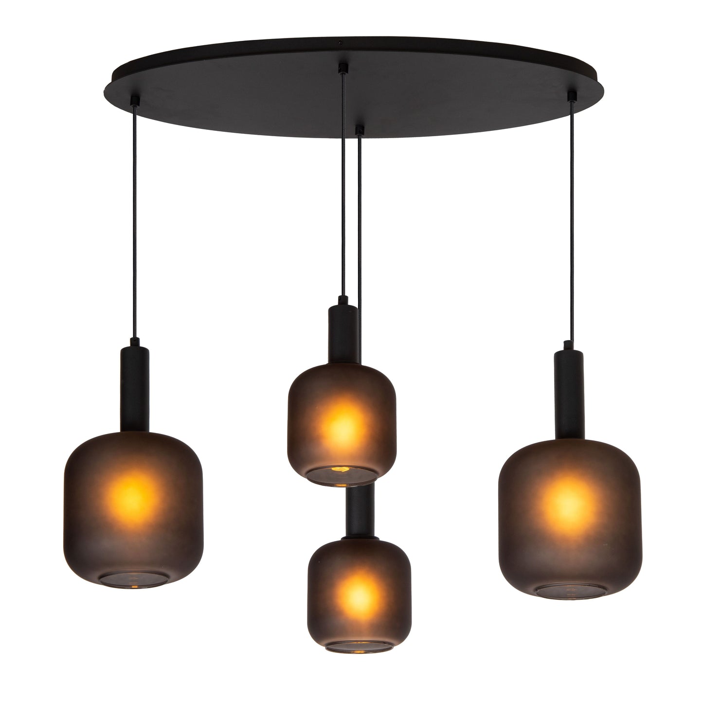 Lucide ELOISE - Pendant light - 4xE27 - Black