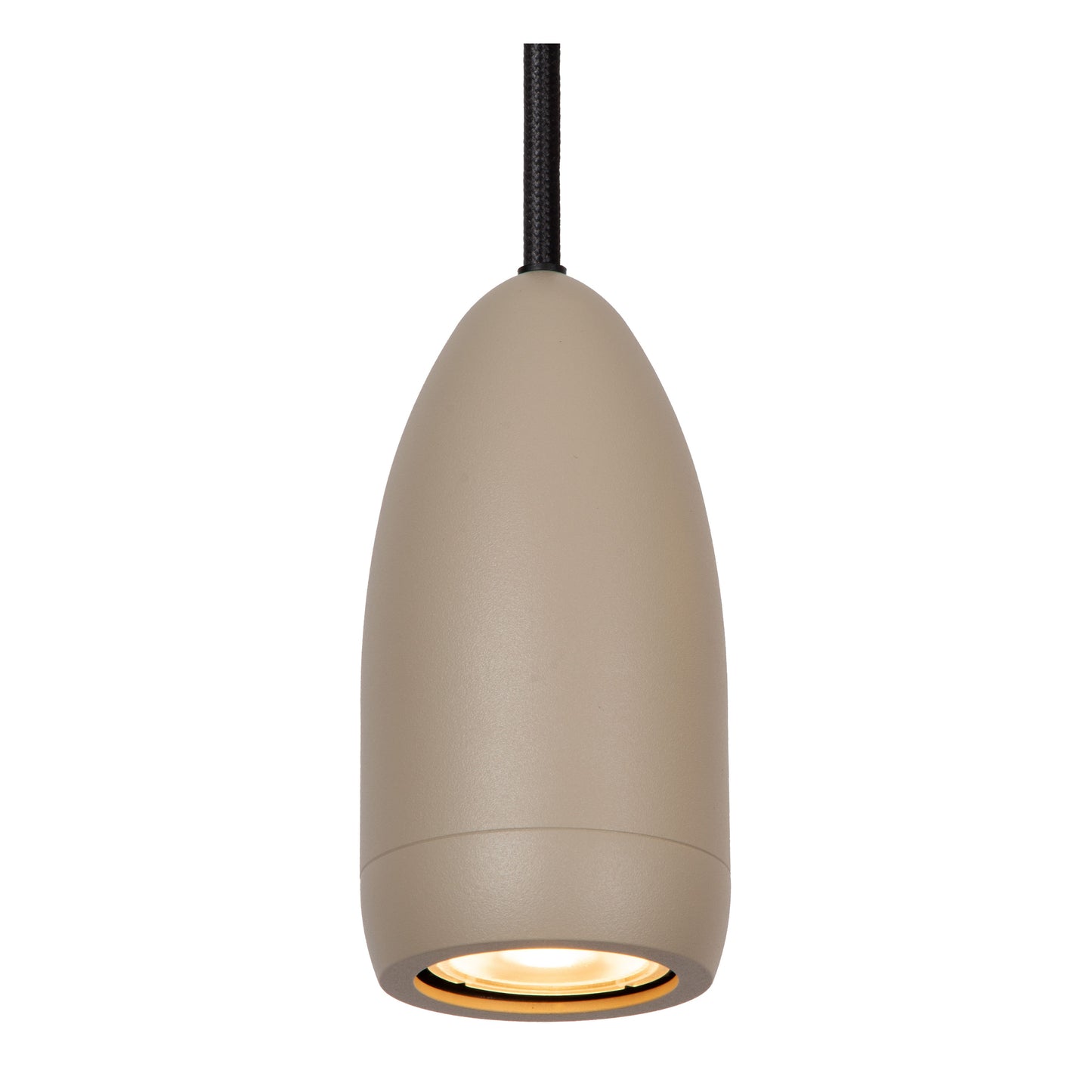 Lucide EVORA - Pendant light - Ø 10 cm - 1xGU10 - Taupe