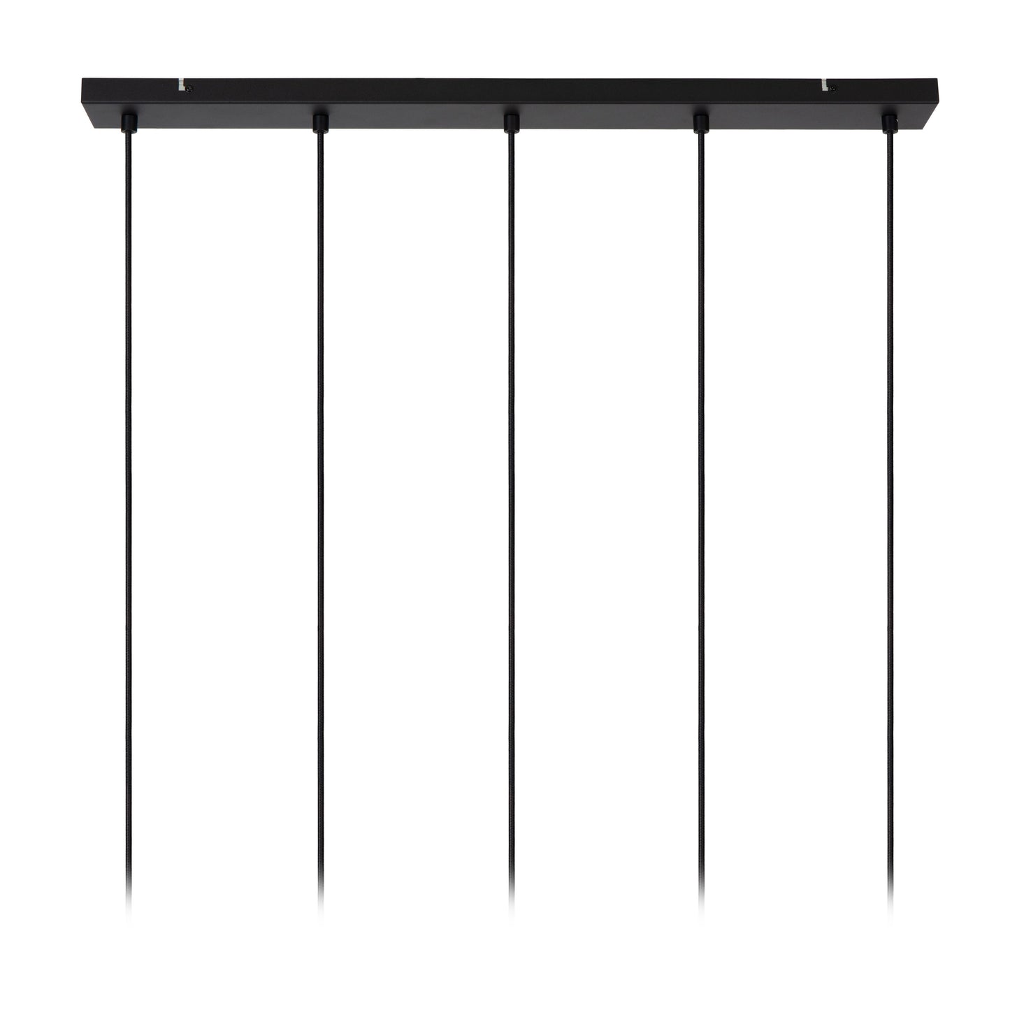 Lucide EVORA - Pendant light - Ø 10 cm - 5xGU10 - Black