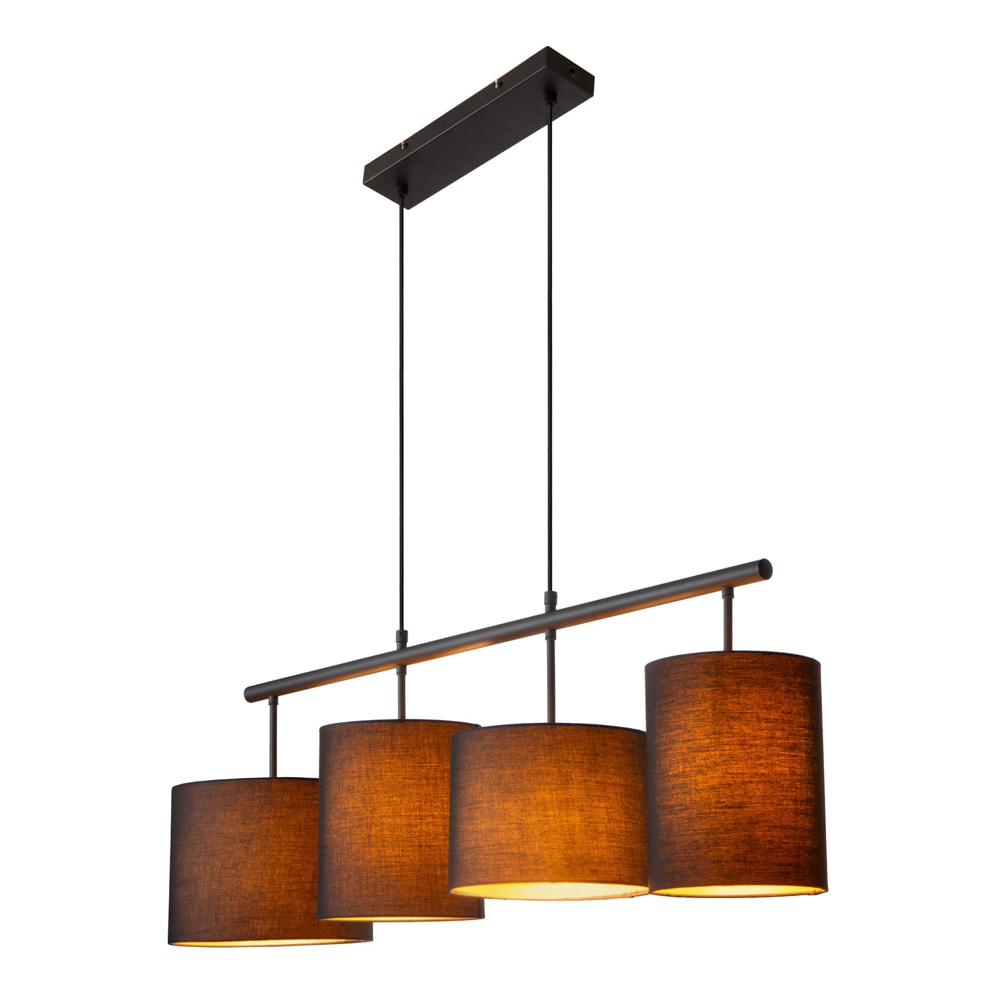 Lucide MAYA - Pendant light - 4xE27 - Black