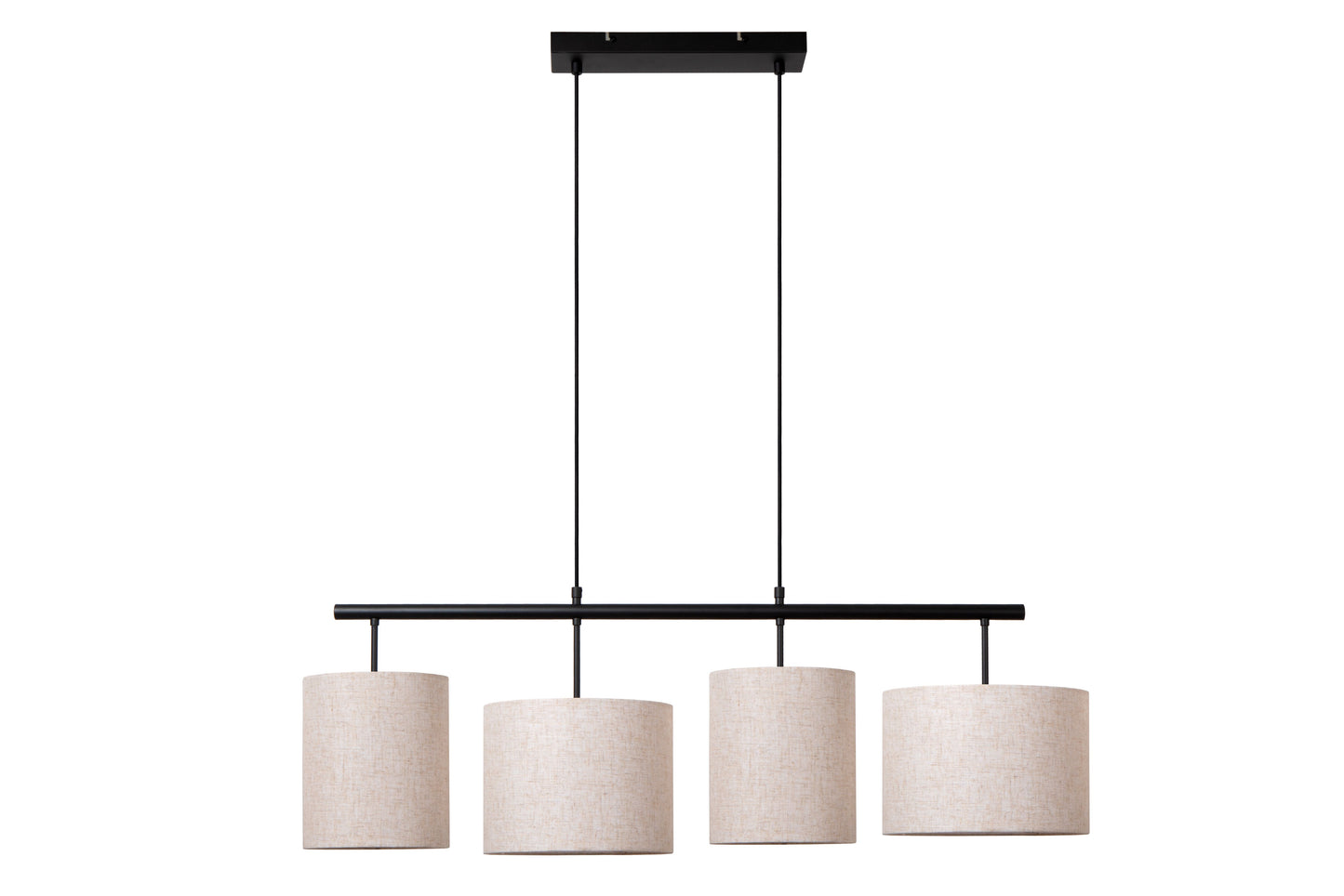 Lucide MAYA - Pendant light - 4xE27 - Cream