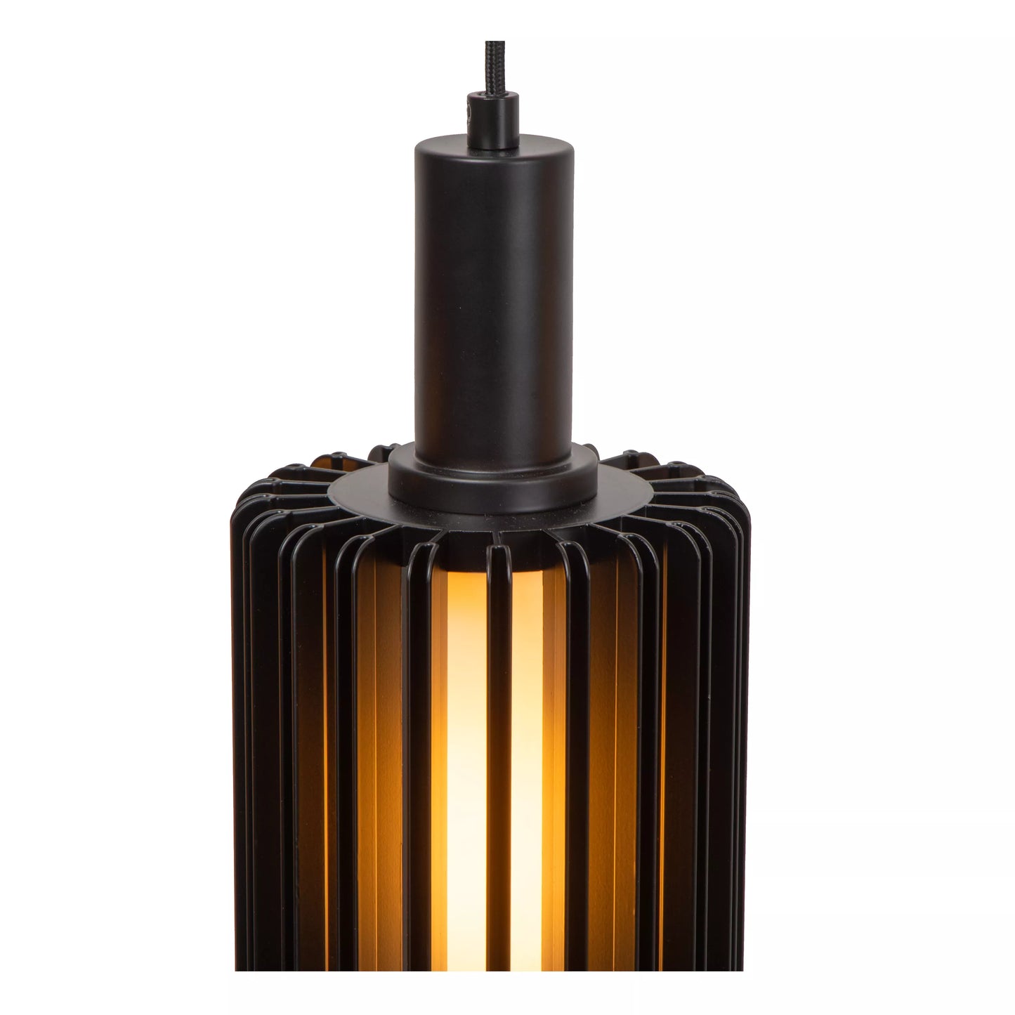 Lucide LAMBRES - Pendant light - 5xE27 - Black