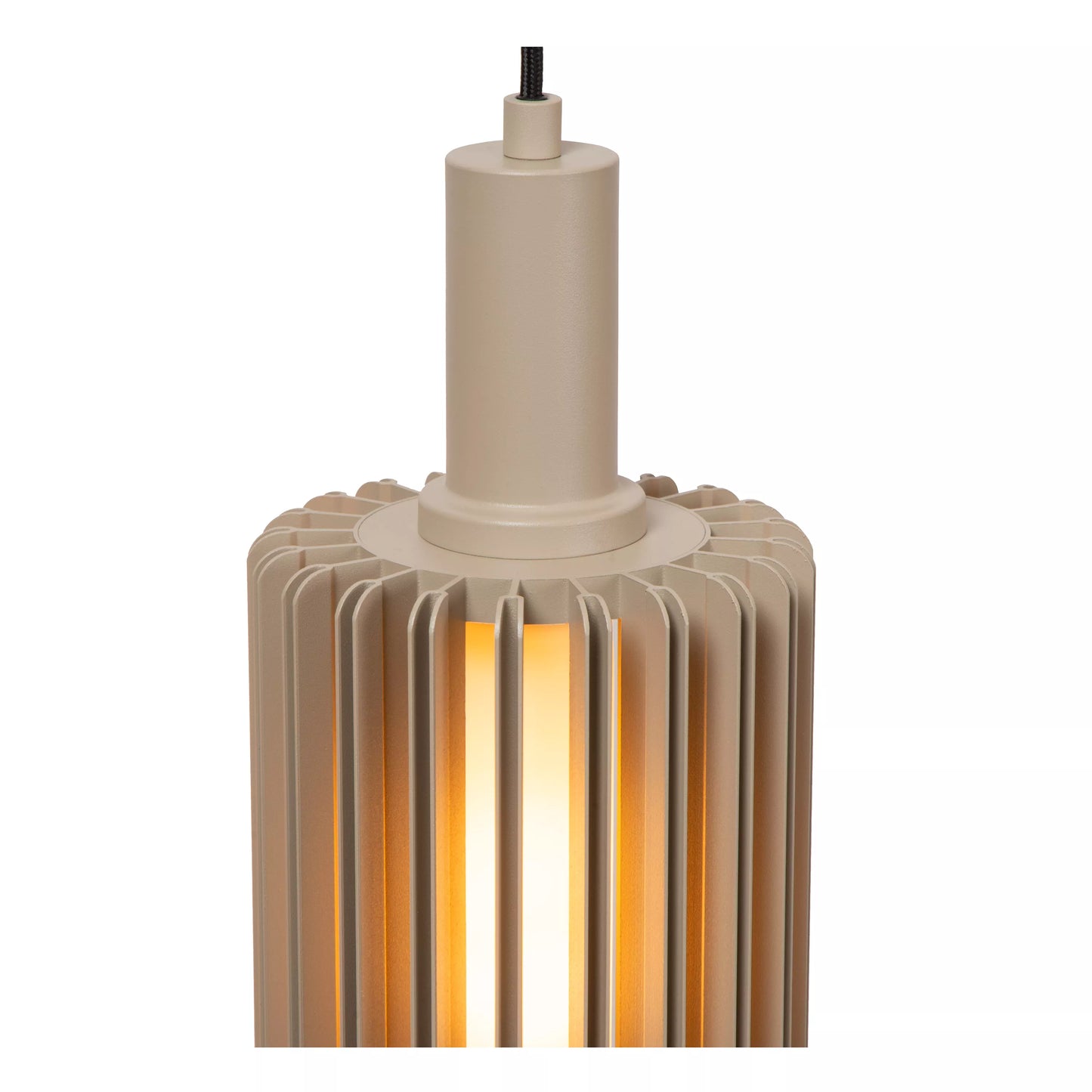 Lucide LAMBRES - Pendant light - 5xE27 - Taupe