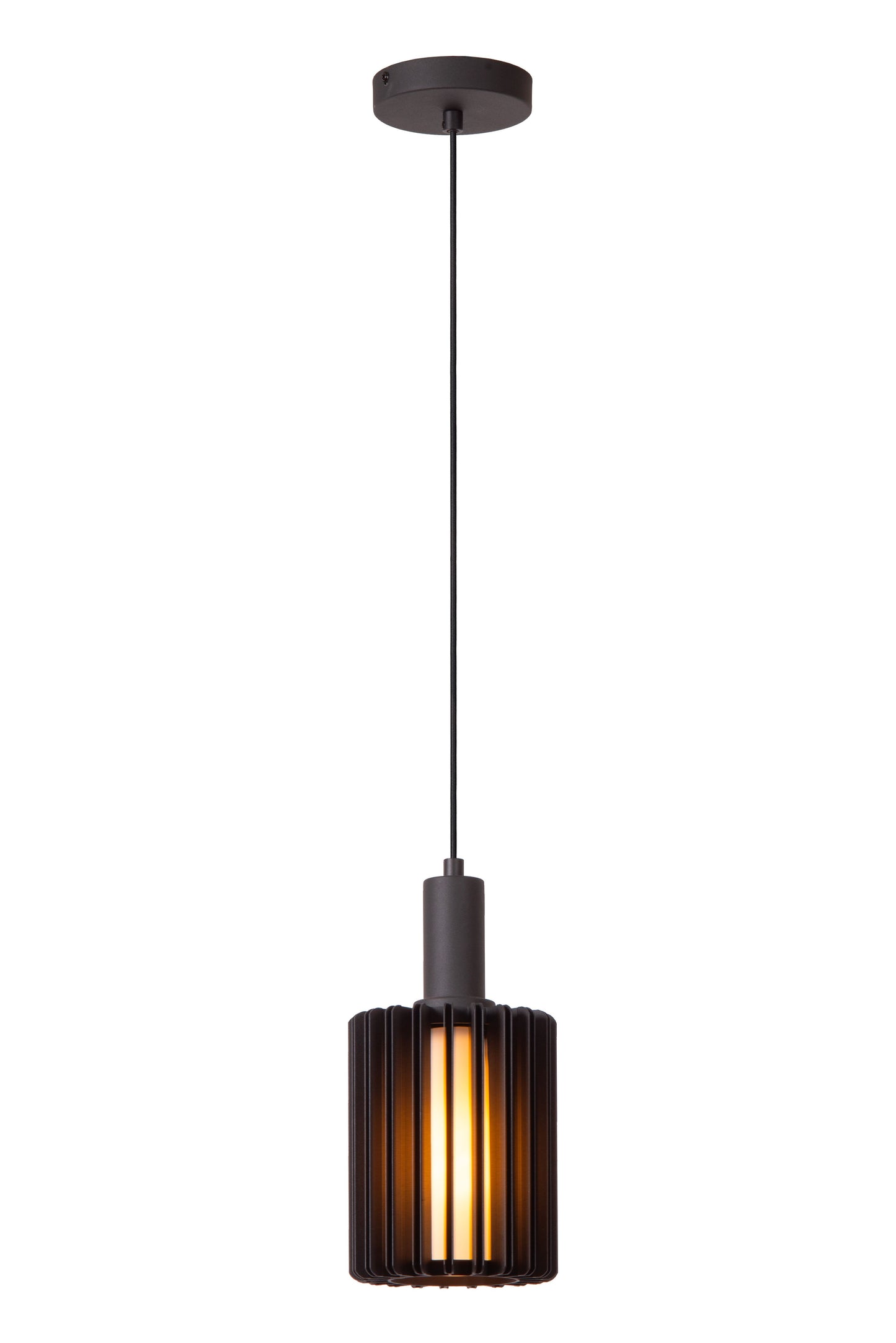 Lucide LAMBRES - Pendant light - 1xE27 - Black