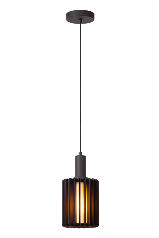 Lucide LAMBRES - Pendant light - 1xE27 - Black