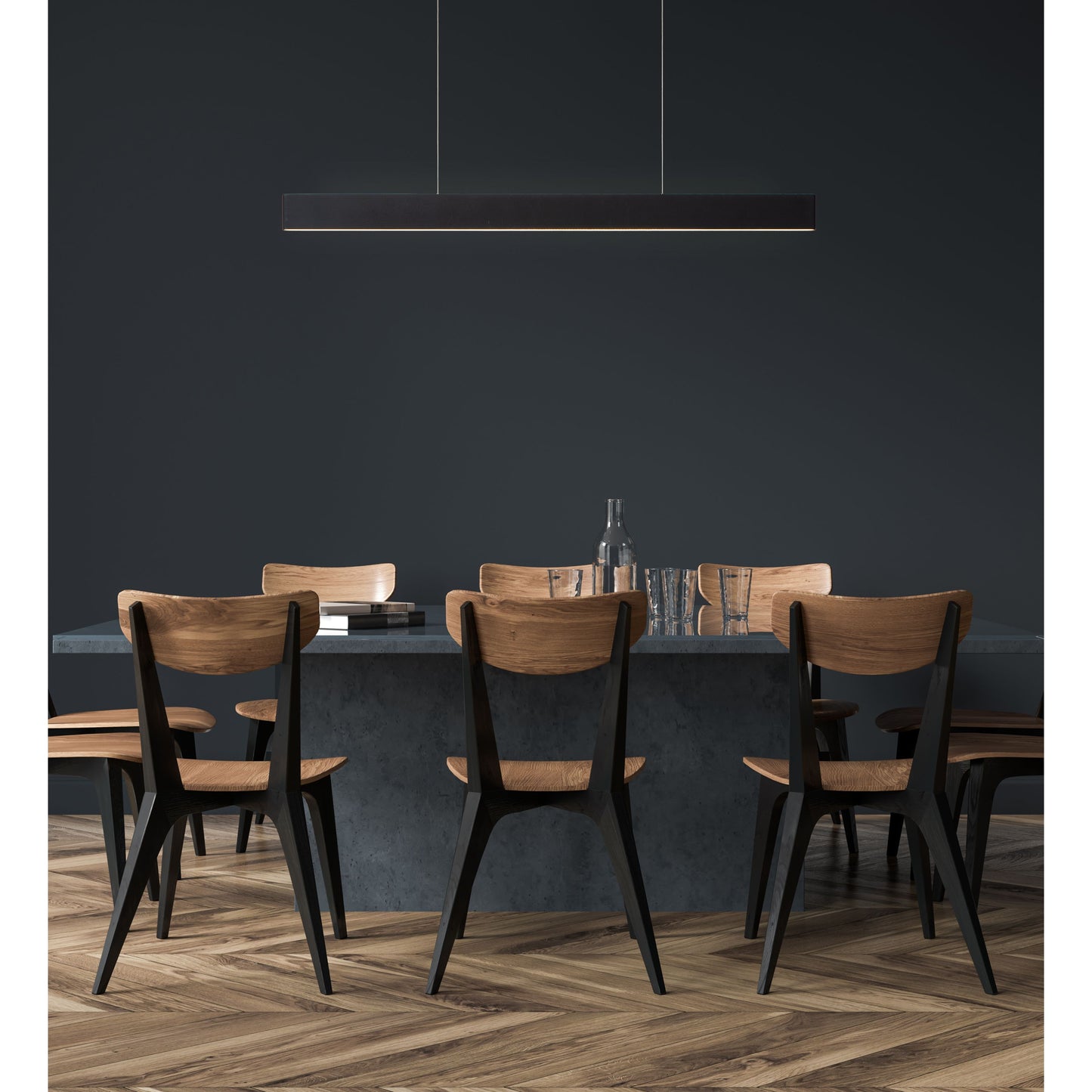 Lucide RAYA LED - Pendant light - LED Dim. - 1x36W 2700K - Black