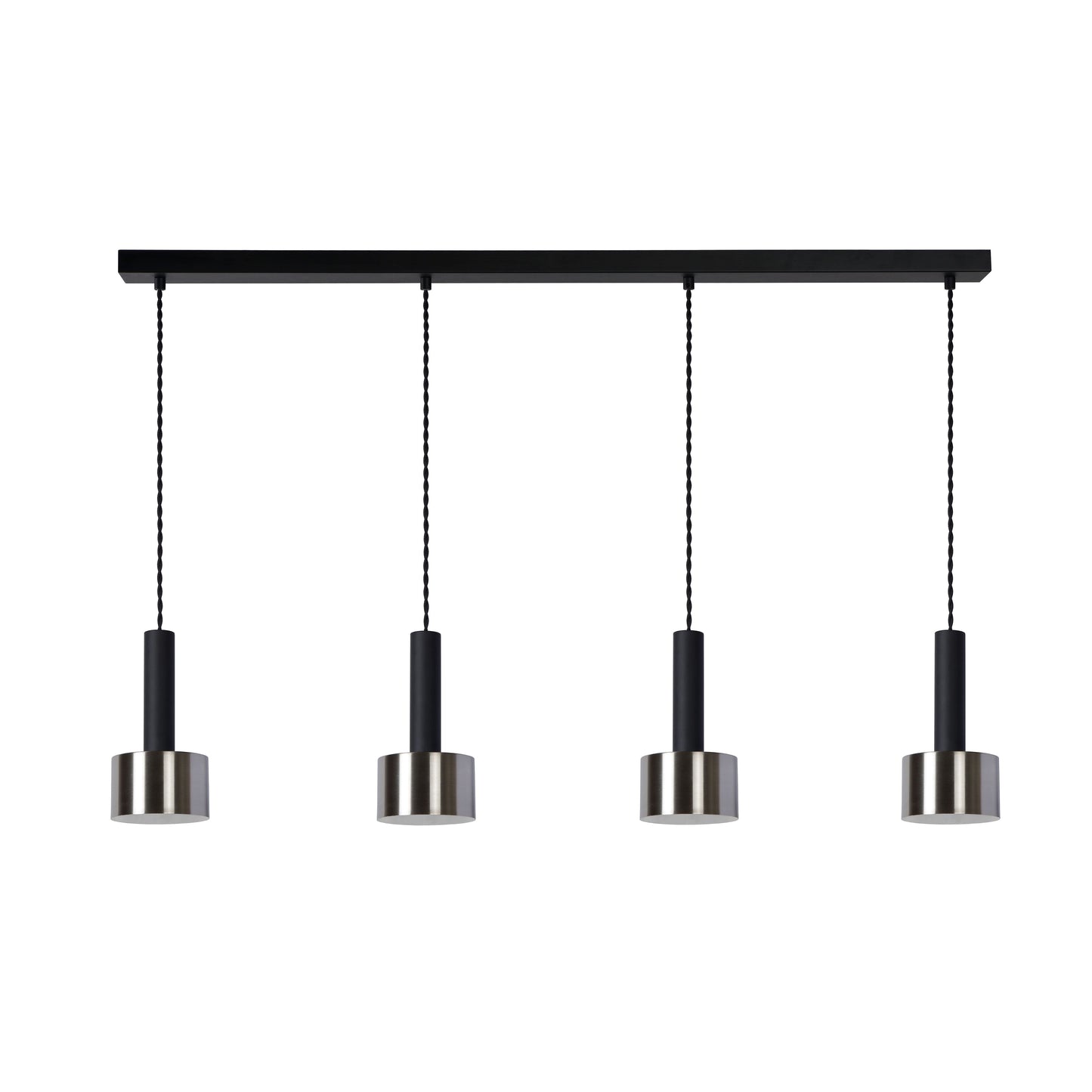 Lucide TEUN - Pendant light - 4xE27 - Black