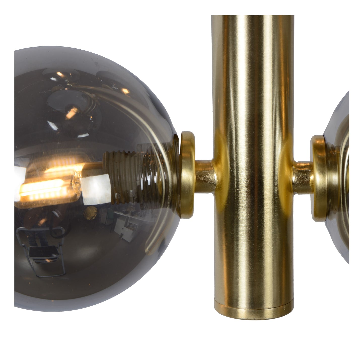 Lucide TYCHO - Pendant light - Ø 25,5 cm - 6xG9 - Matt Gold / Brass