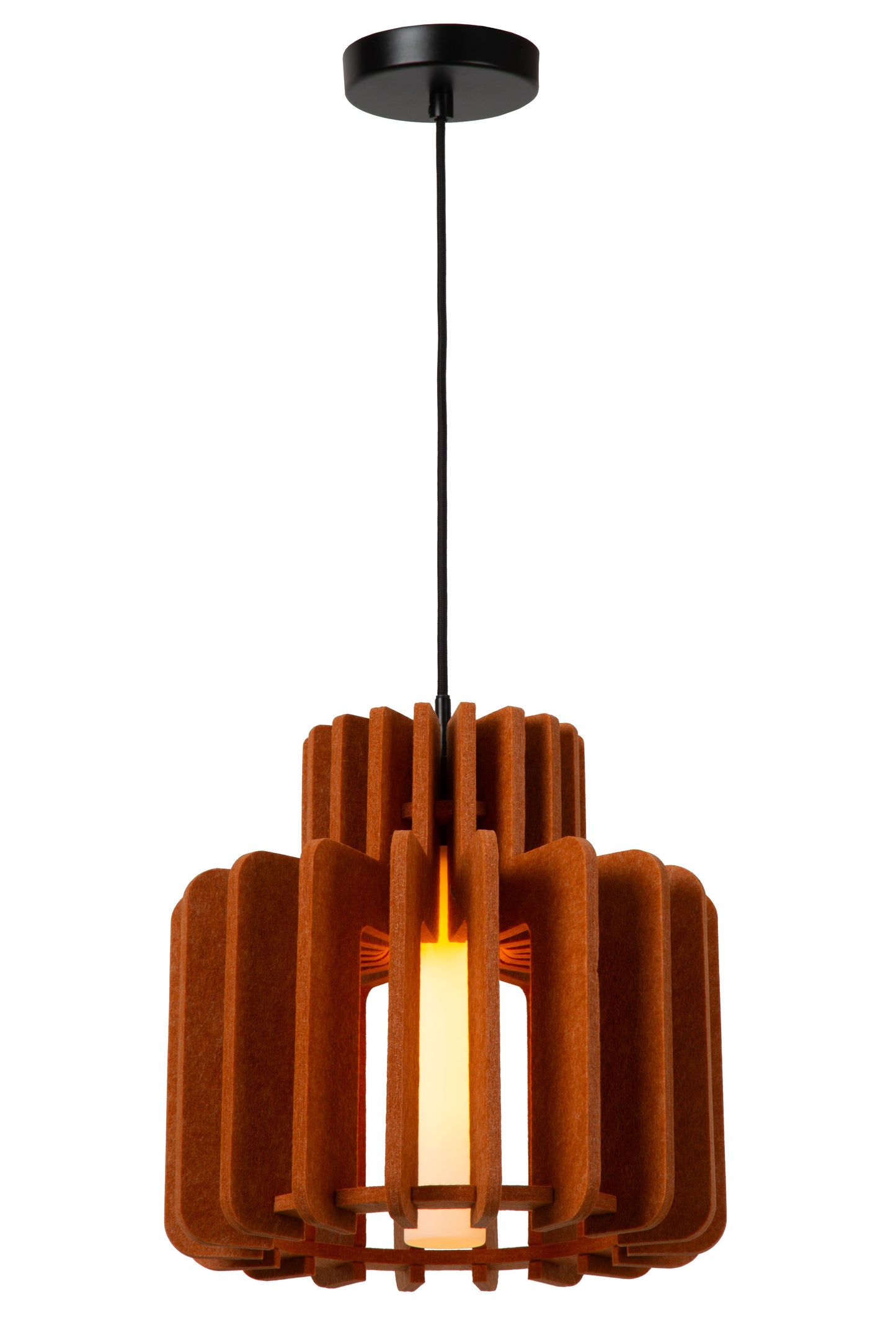 Lucide ROLLO - Pendant light - 1x E27 - Terracotta