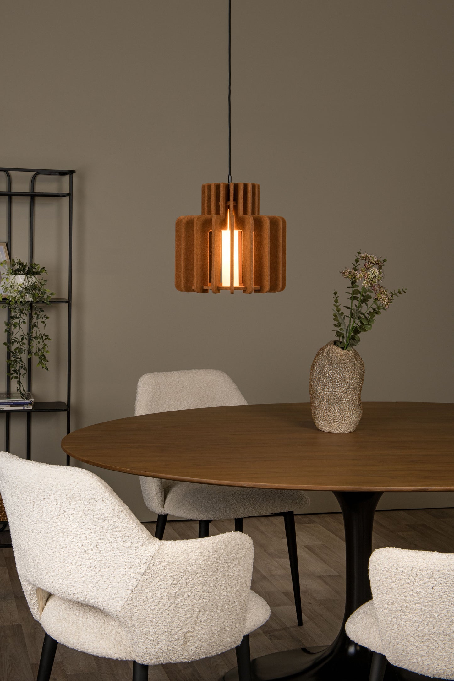 Lucide ROLLO - Pendant light - 1x E27 - Terracotta