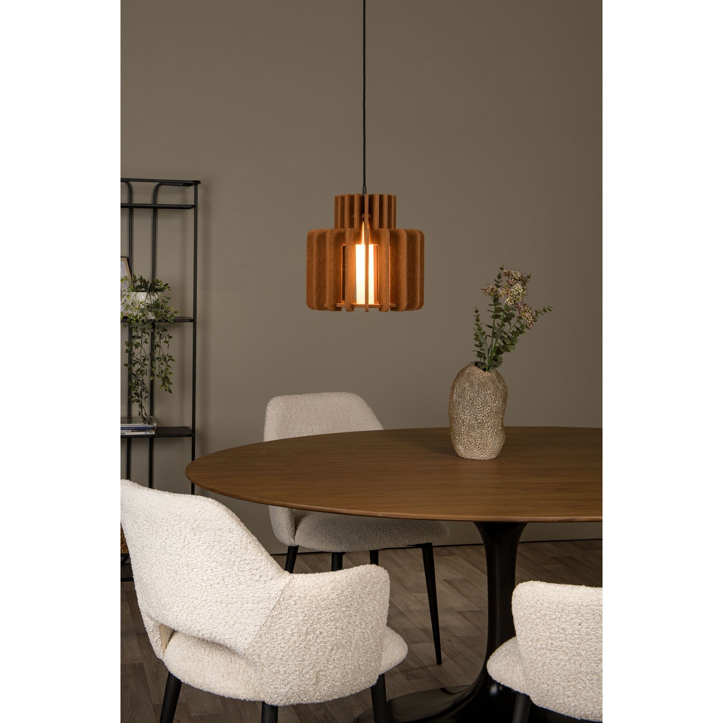 Lucide ROLLO - Pendant light - 1x E27 - Terracotta