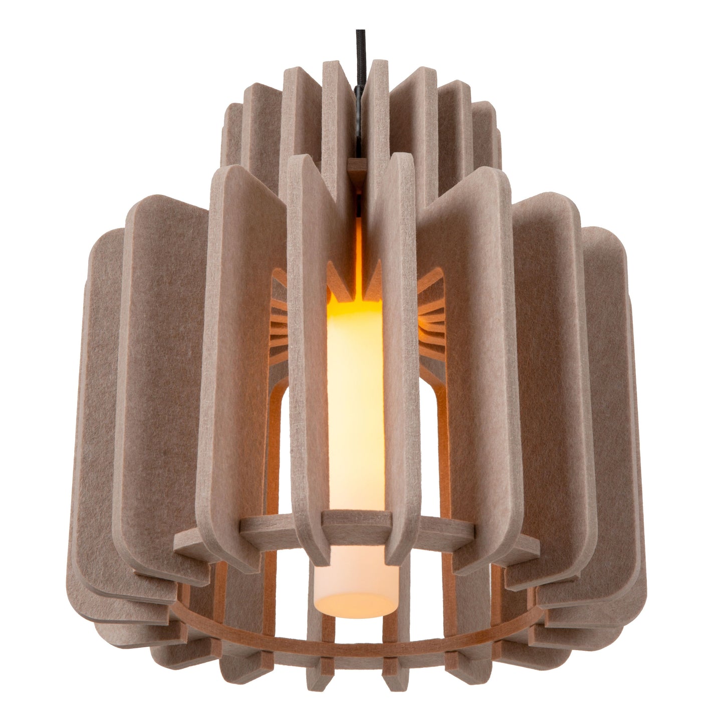 Lucide ROLLO - Pendant light - 1xE27 - Taupe