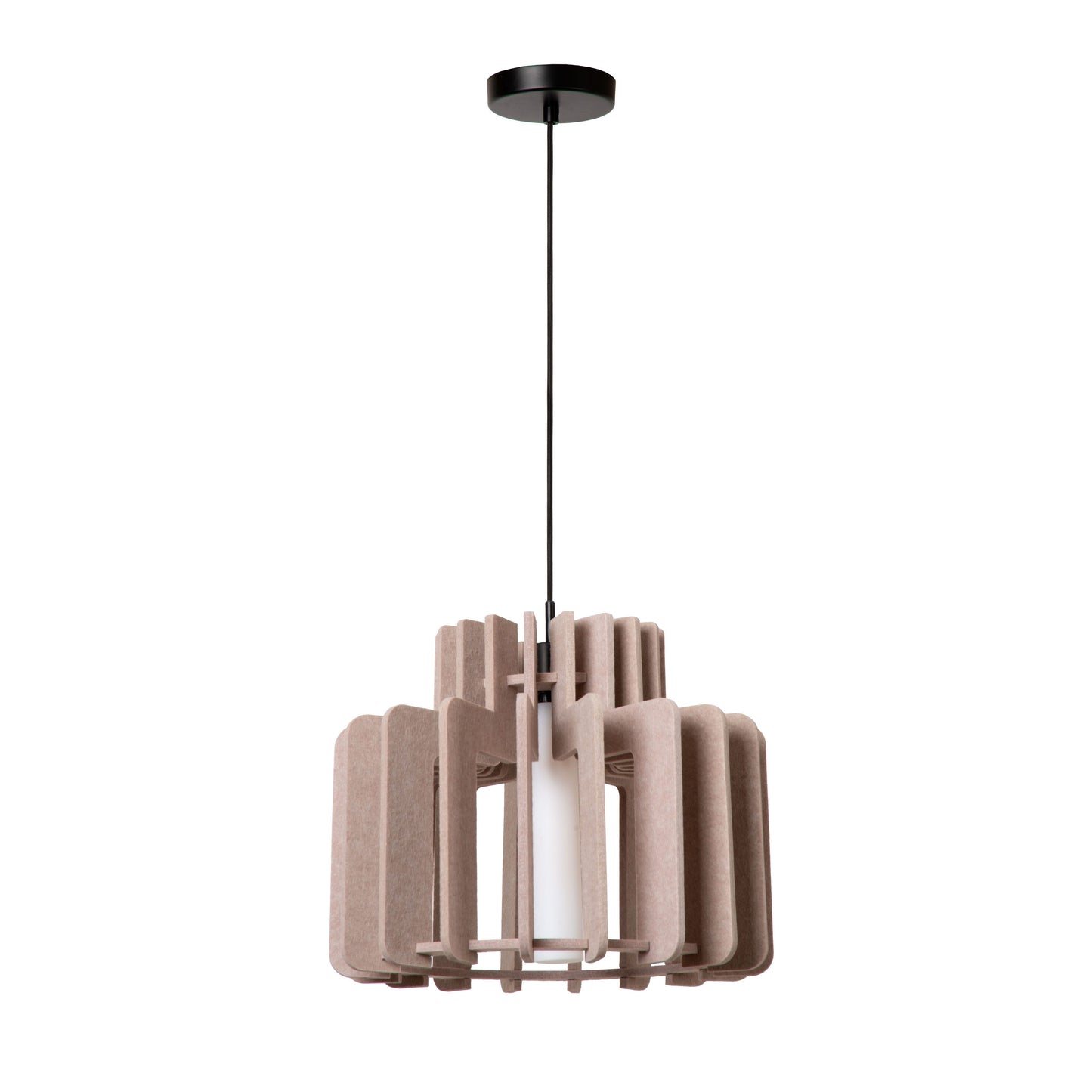 Lucide ROLLO - Pendant light - 1xE27 - Taupe