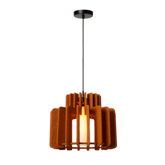 Lucide ROLLO - Pendant light - 1xE27 - Terracotta