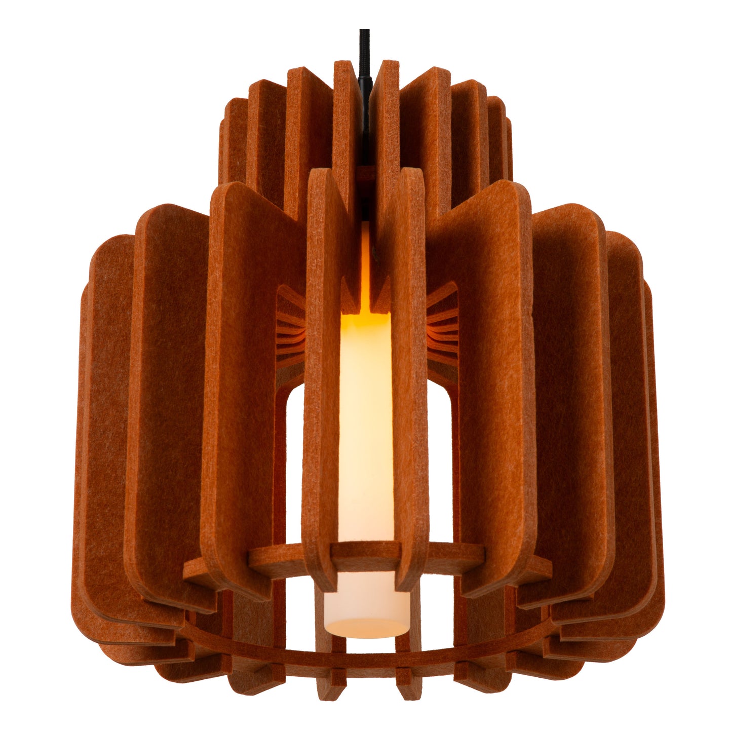 Lucide ROLLO - Pendant light - 1xE27 - Terracotta