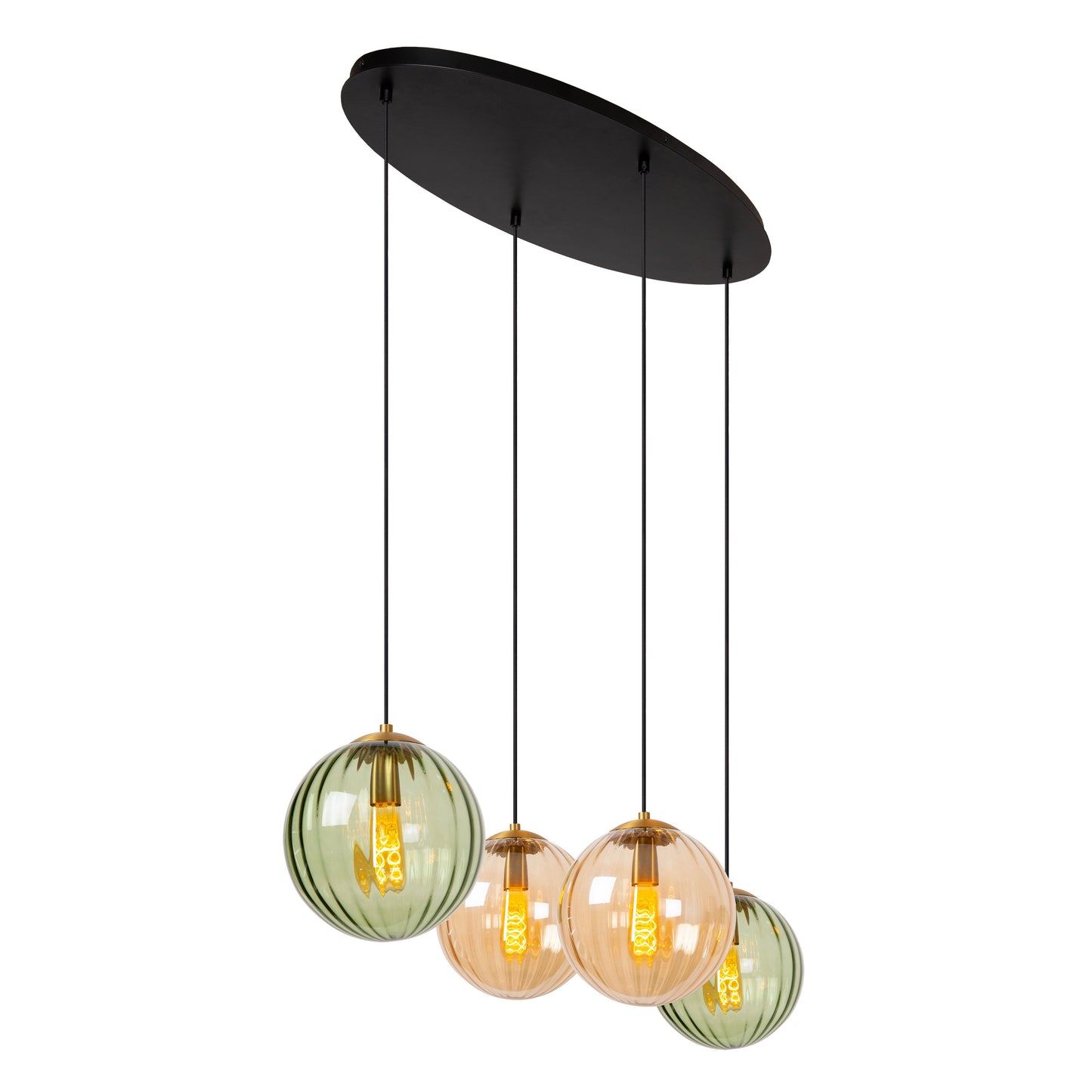 Lucide MONSARAZ - Pendant light - 4xE27 - Green