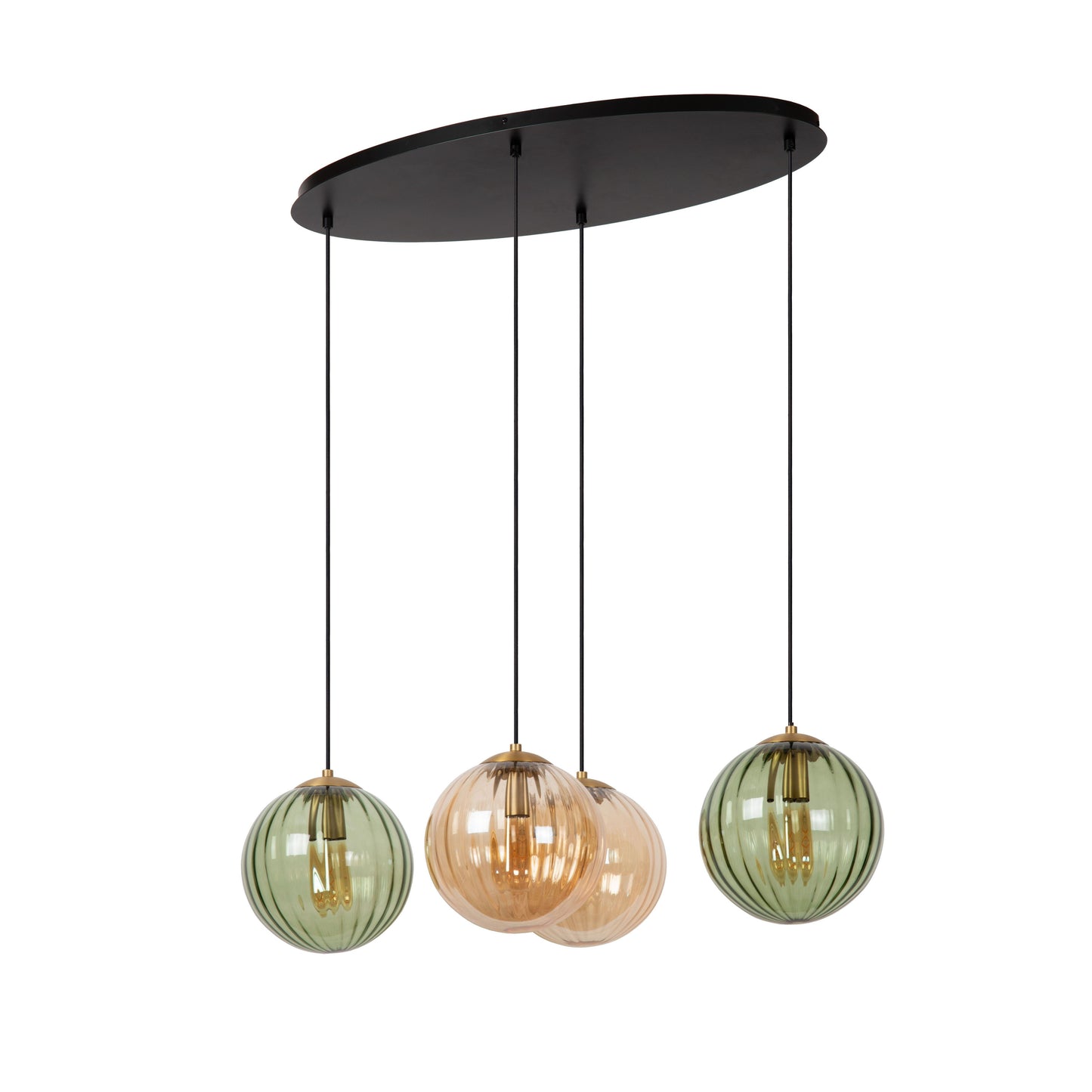 Lucide MONSARAZ - Pendant light - 4xE27 - Green