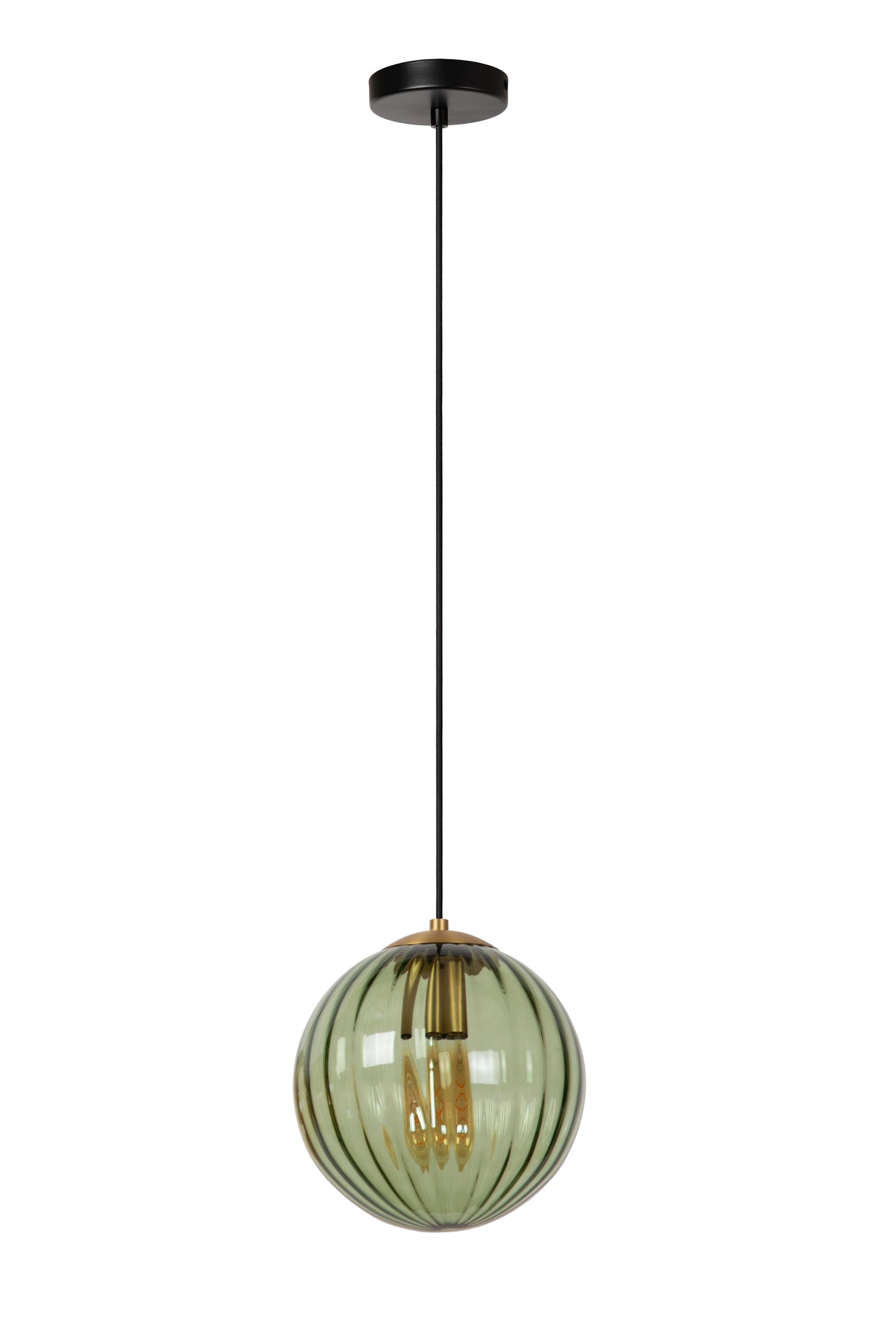 Lucide MONSARAZ - Pendant light - Ø 25 cm - 1xE27 - Green