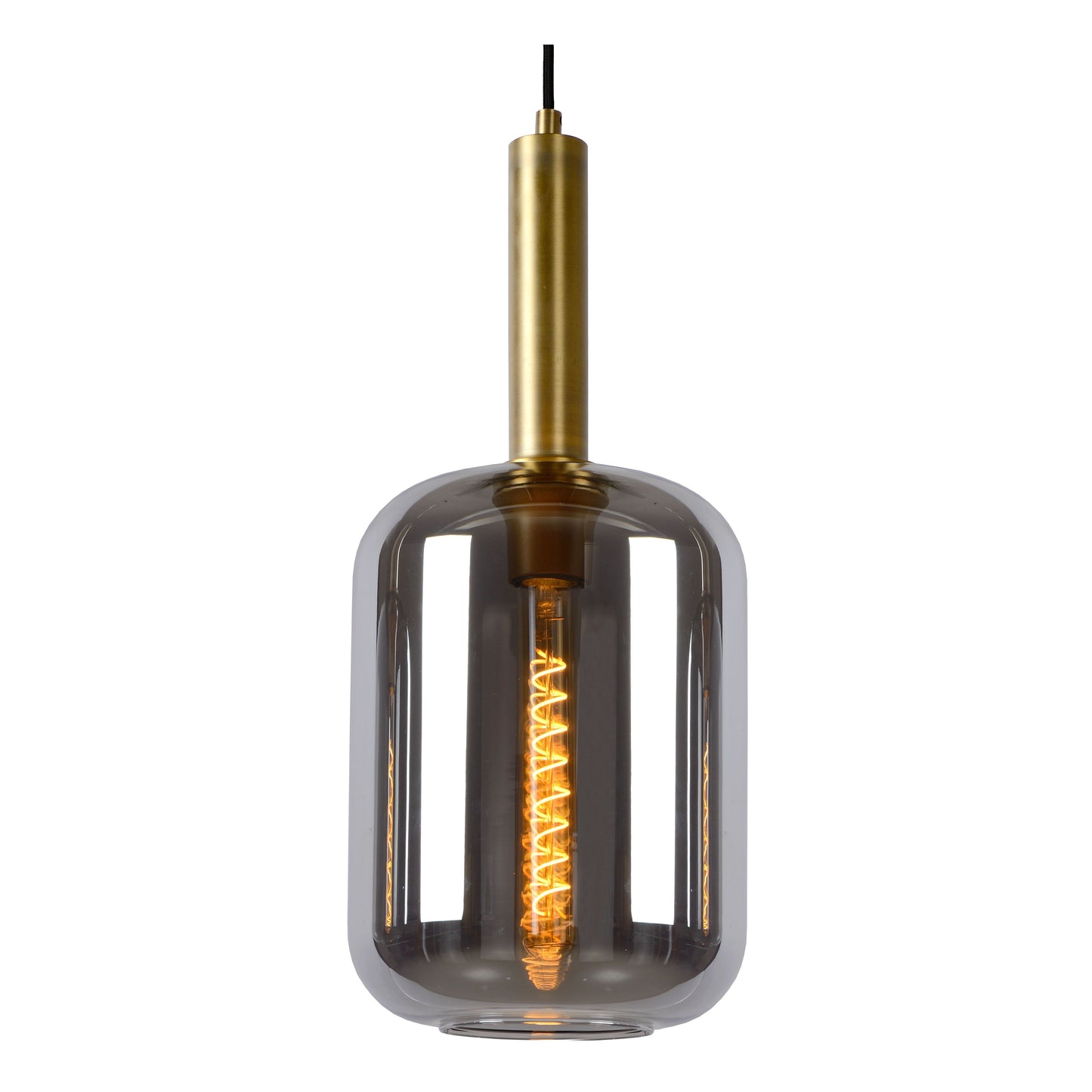 Lucide JOANET - Pendant light - 3xE27 - Smoke Grey