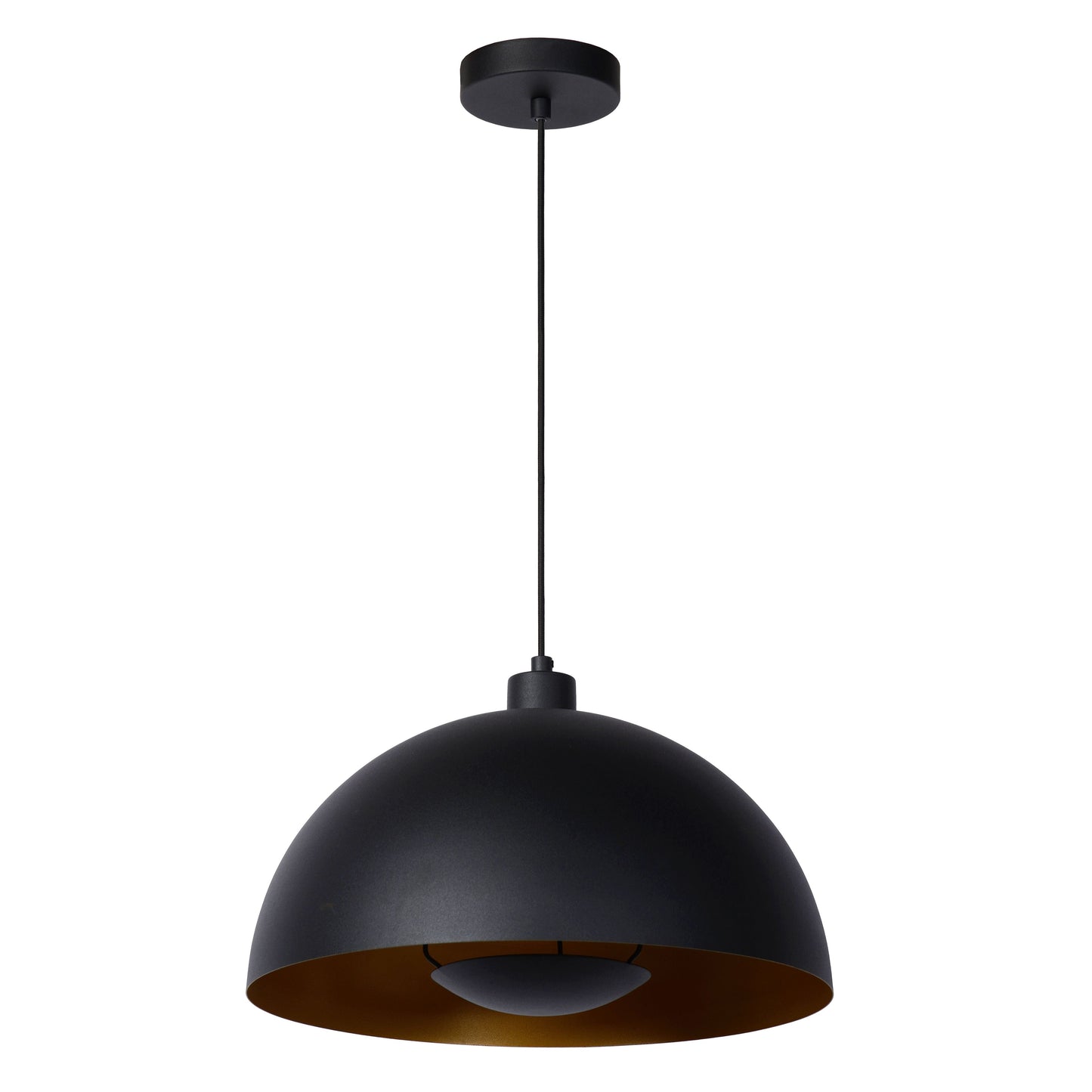 Lucide SIEMON - Pendant light - Ø 40 cm - 1xE27 - Black