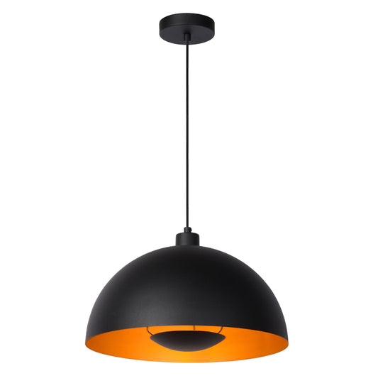 Lucide SIEMON - Pendant light - Ø 40 cm - 1xE27 - Black