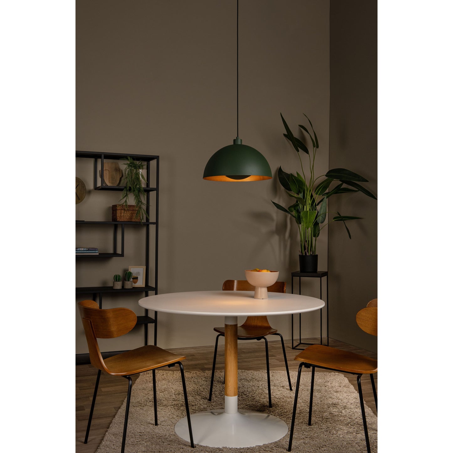 Lucide SIEMON - Pendant light - Ø 40 cm - 1xE27 - Green