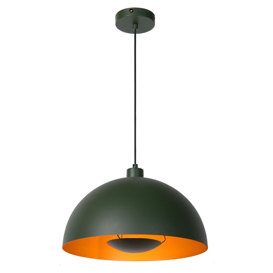 Lucide SIEMON - Pendant light - Ø 40 cm - 1xE27 - Green