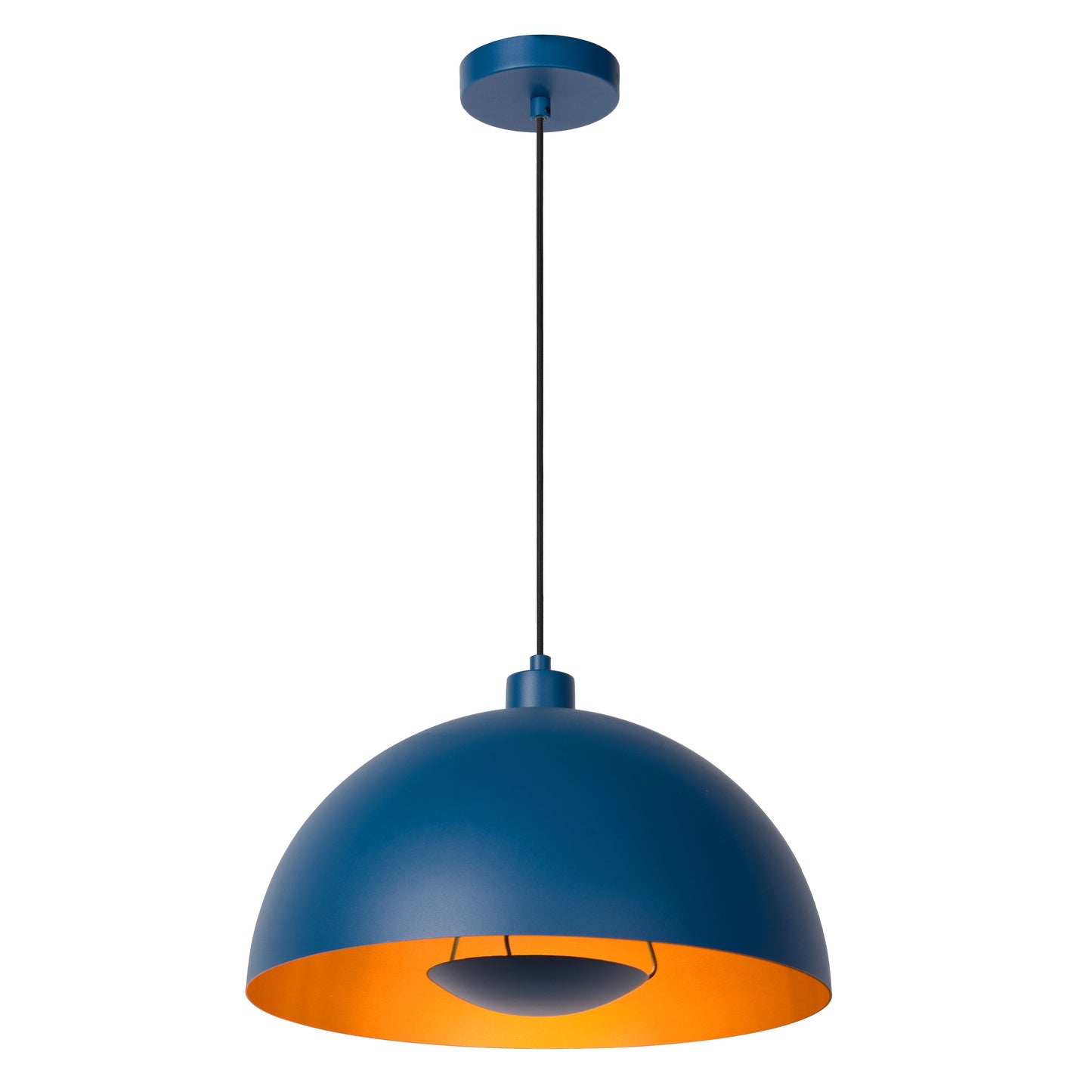 Lucide SIEMON - Pendant light - Ø 40 cm - 1xE27 - Blue