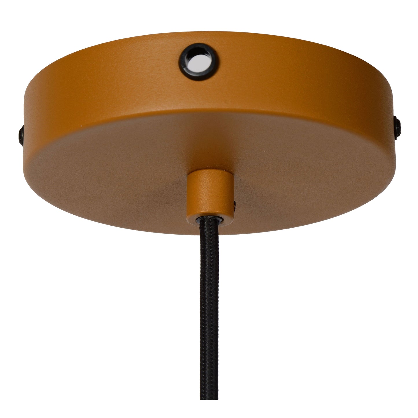 Lucide SIEMON - Pendant light - Ø 40 cm - 1xE27 - Ocher Yellow