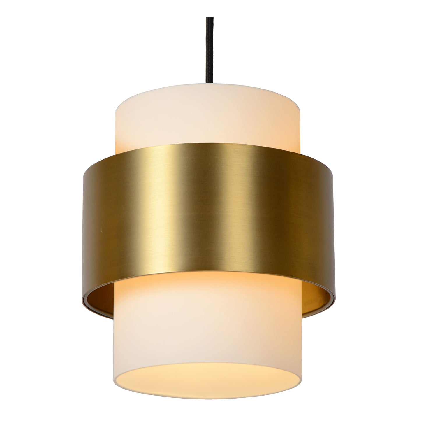 Lucide FIRMIN - Pendant light - 3xE27 - Matt Gold / Brass