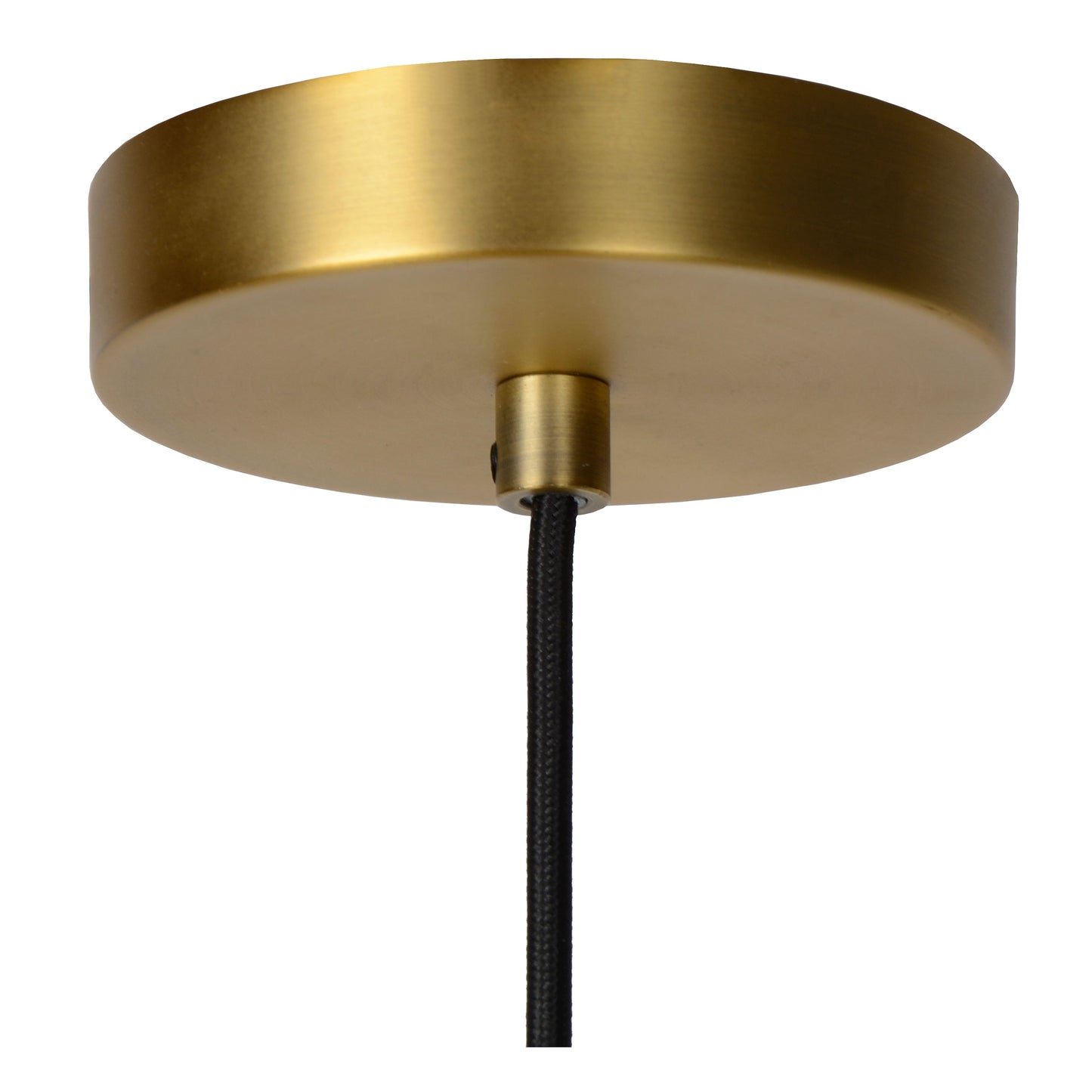 Lucide FIRMIN - Pendant light - Ø 20 cm - 1xE27 - Matt Gold / Brass