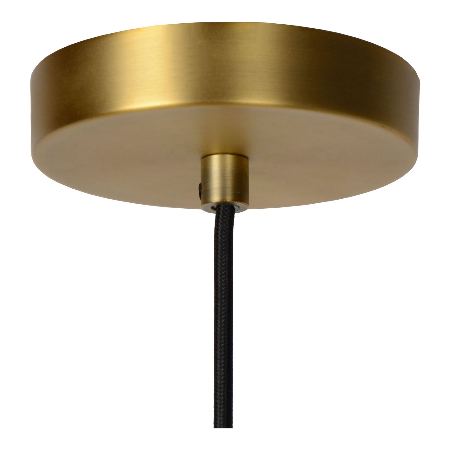 Lucide FIRMIN - Pendant light - Ø 30 cm - 1xE27 - Matt Gold / Brass