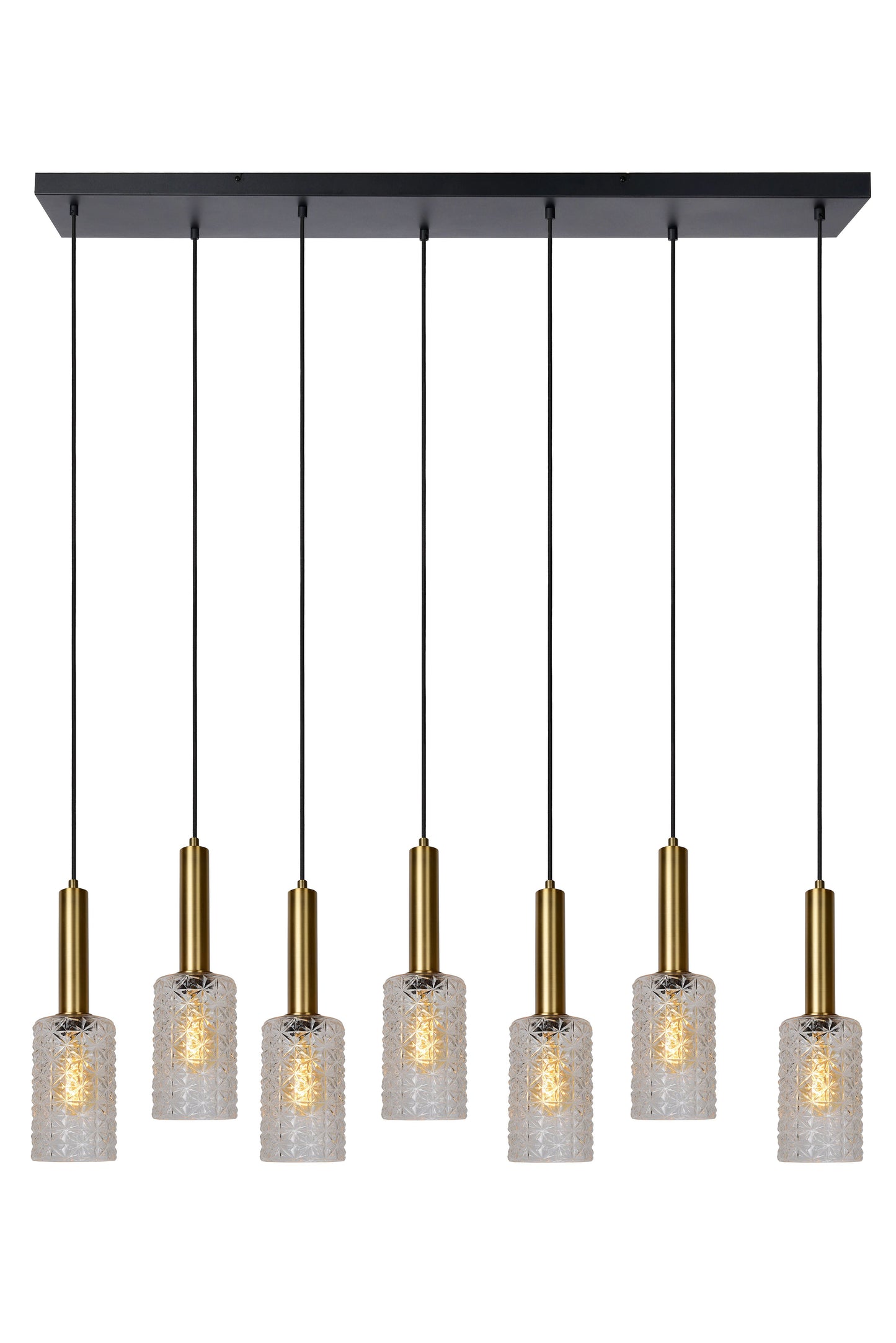 Lucide CORALIE - Pendant light - 7xE27 - Transparant