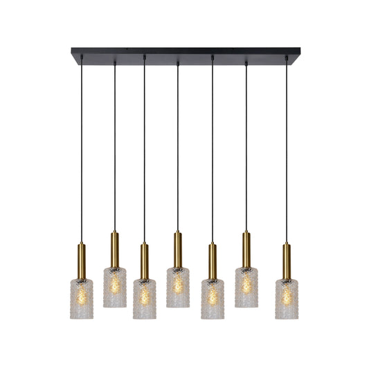 Lucide CORALIE - Pendant light - 7xE27 - Transparant