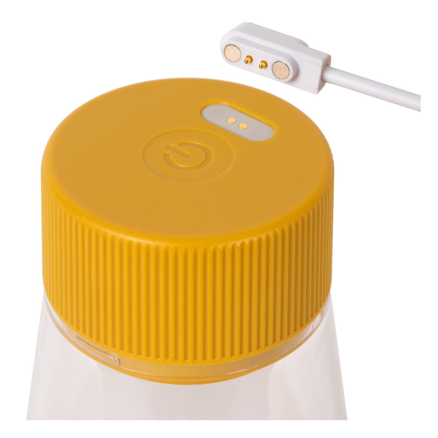 Lucide LORALI - Rechargeable Table lamp Indoor/Outdoor - Battery pack/batteries - Ø 7,7 cm - LED Dim. - IP44 - Ocher Yellow