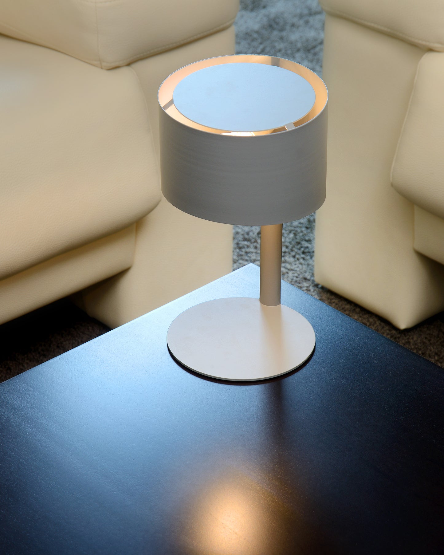 Lucide KNULLE - Table lamp - Ø 15 cm - 1xE14 - Grey