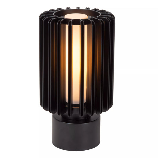 Lucide LAMBRES - Table lamp - Ø 15 cm - 1xE27 - Black
