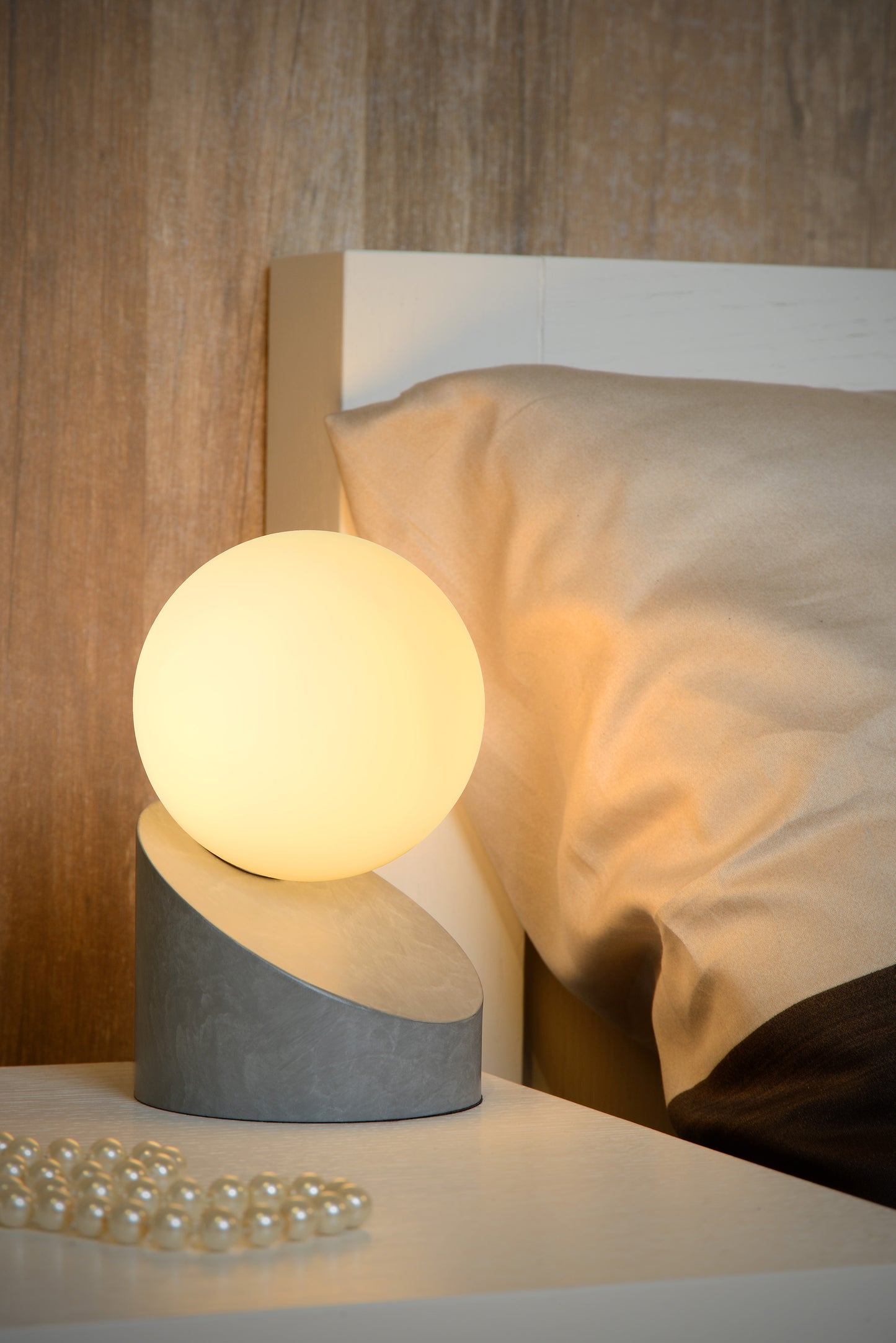 Lucide LEN - Table lamp - Ø 10 cm - 1xG9 - Grey