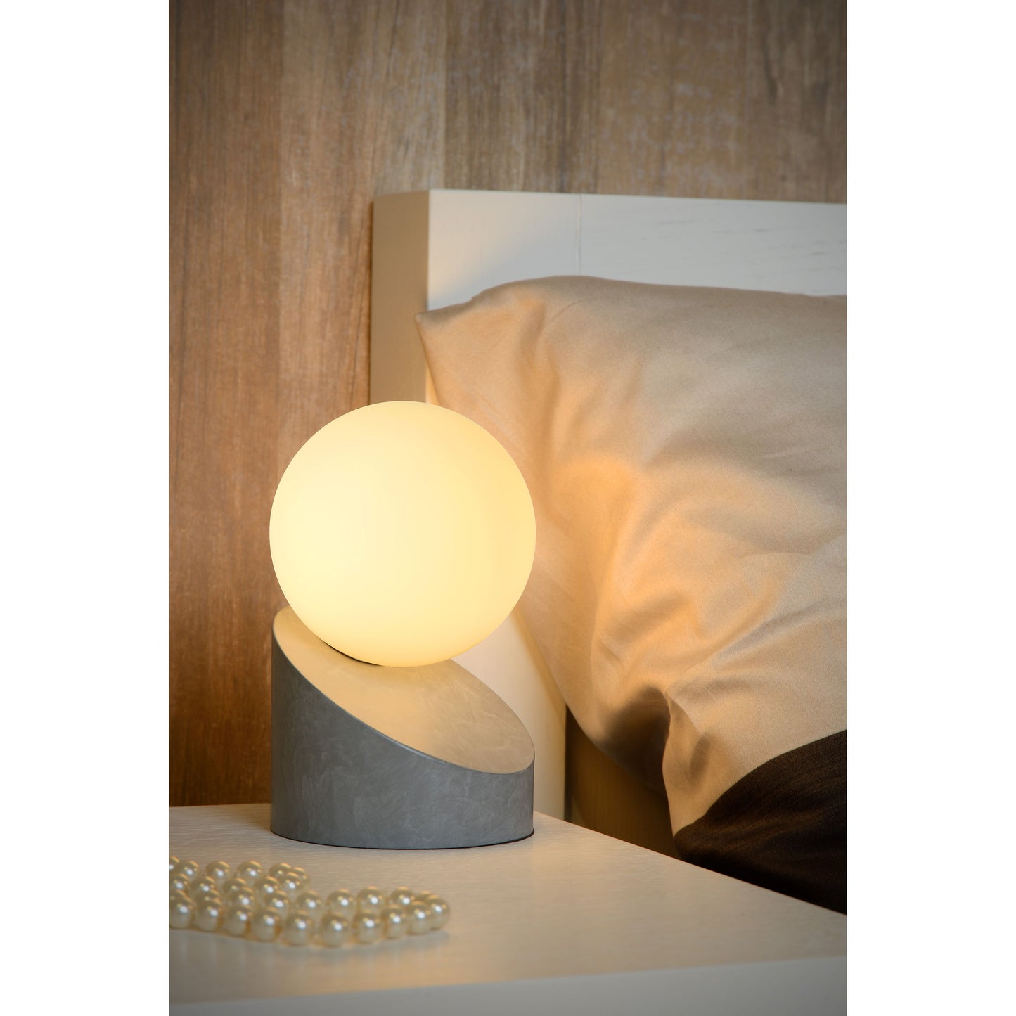 Lucide LEN - Table lamp - Ø 10 cm - 1xG9 - Grey