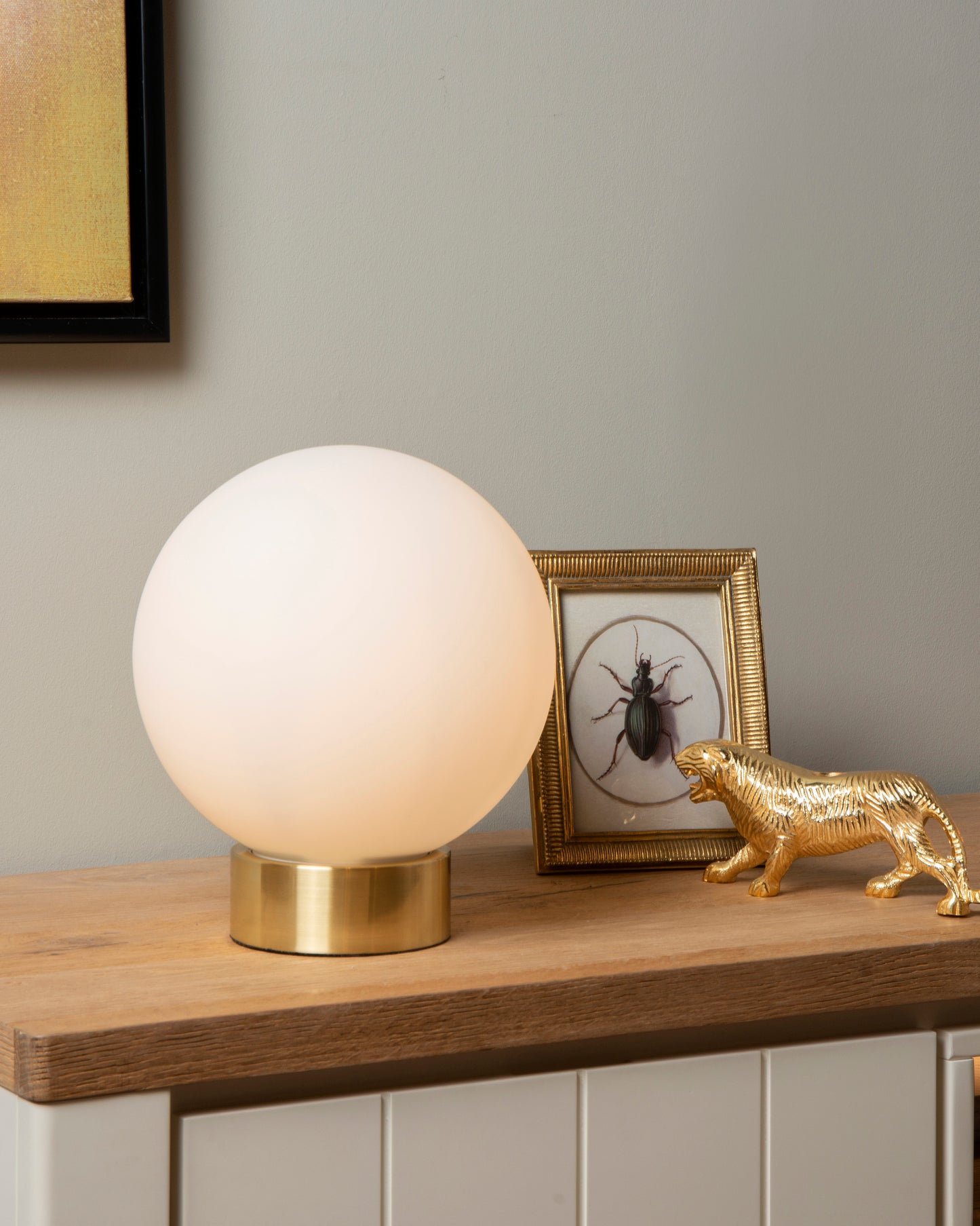 Lucide JORIT - Table lamp - Ø 25 cm - 1xE27 - Opal