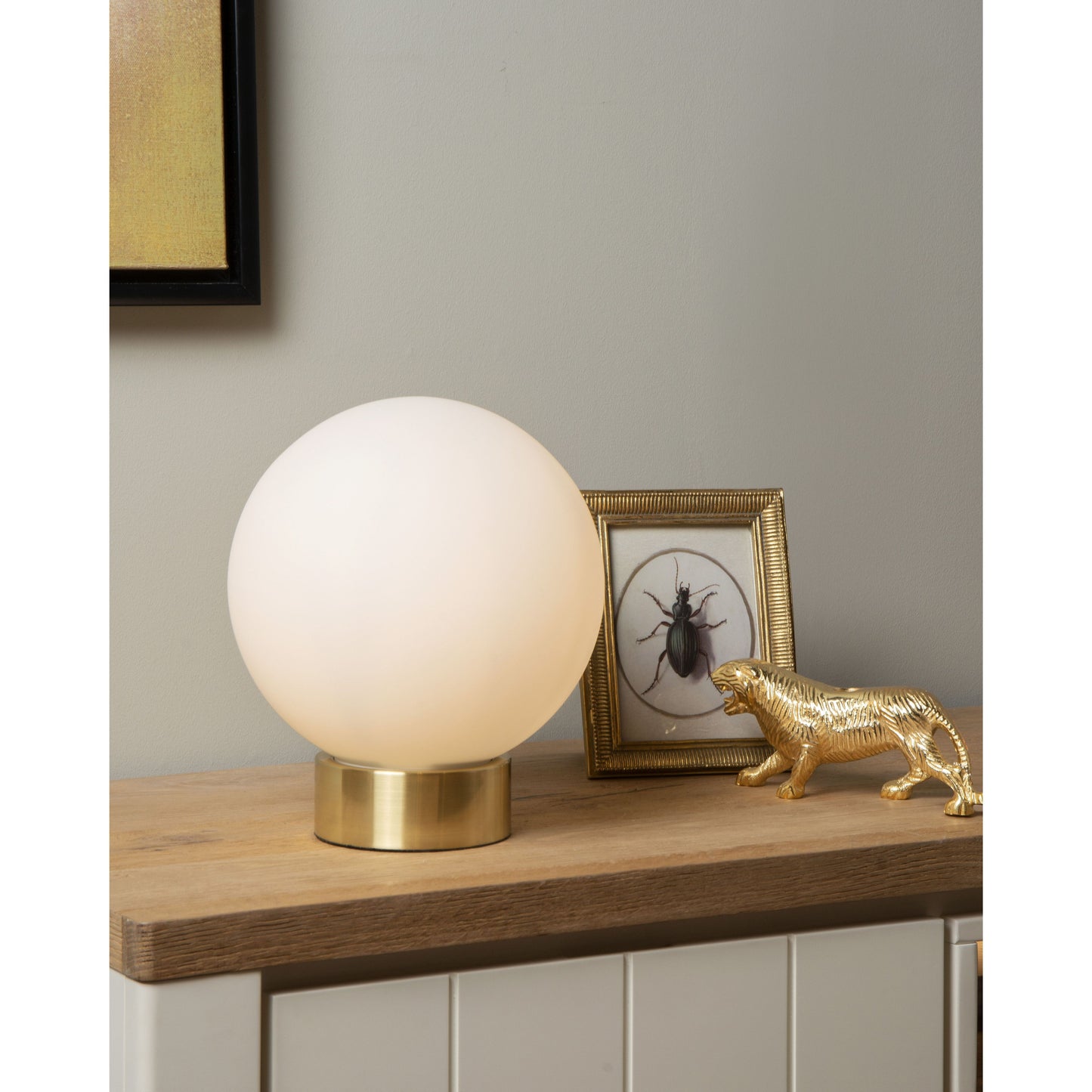 Lucide JORIT - Table lamp - Ø 25 cm - 1xE27 - Opal