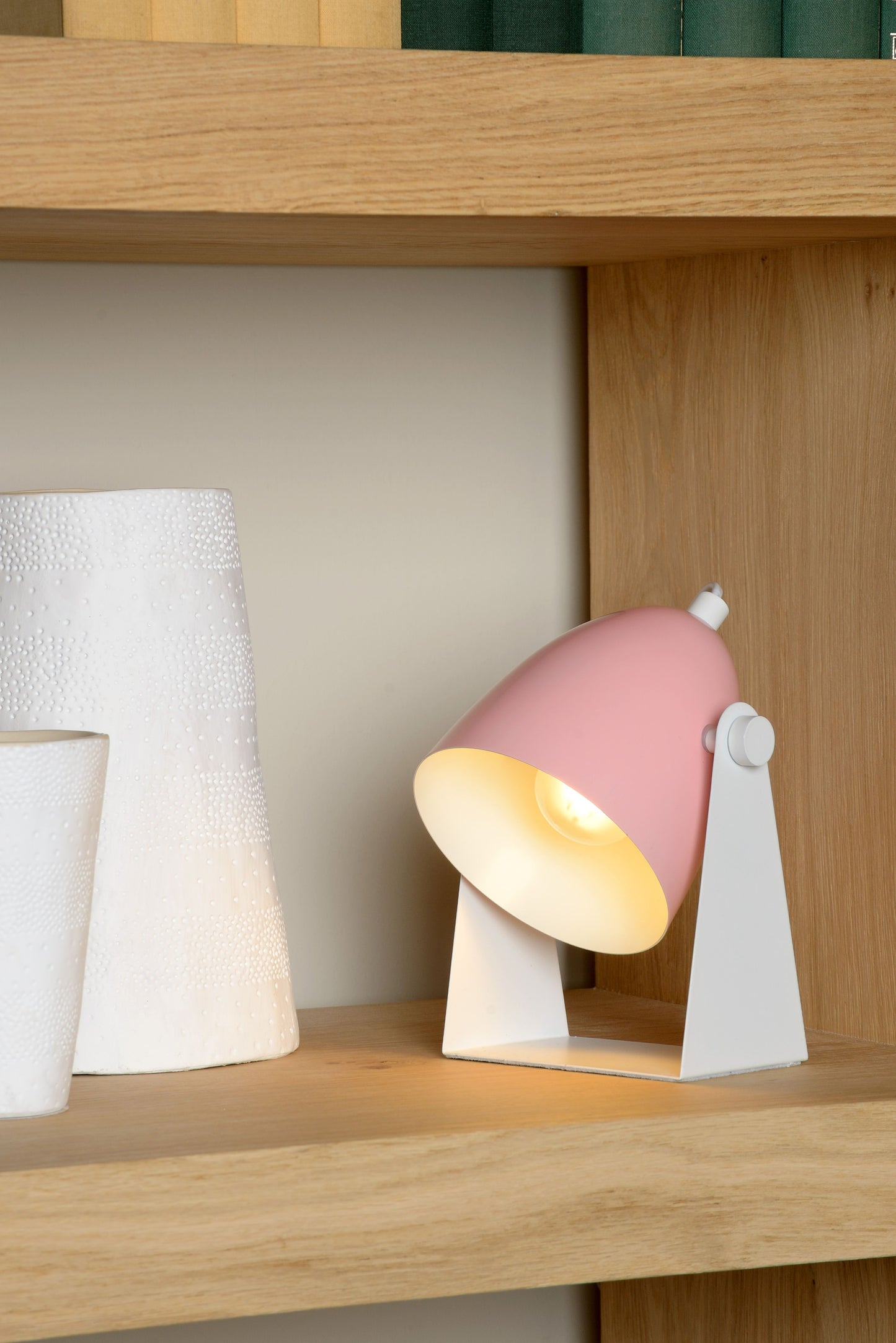 Lucide CHAGO - Table lamp - 1xE14 - Pink