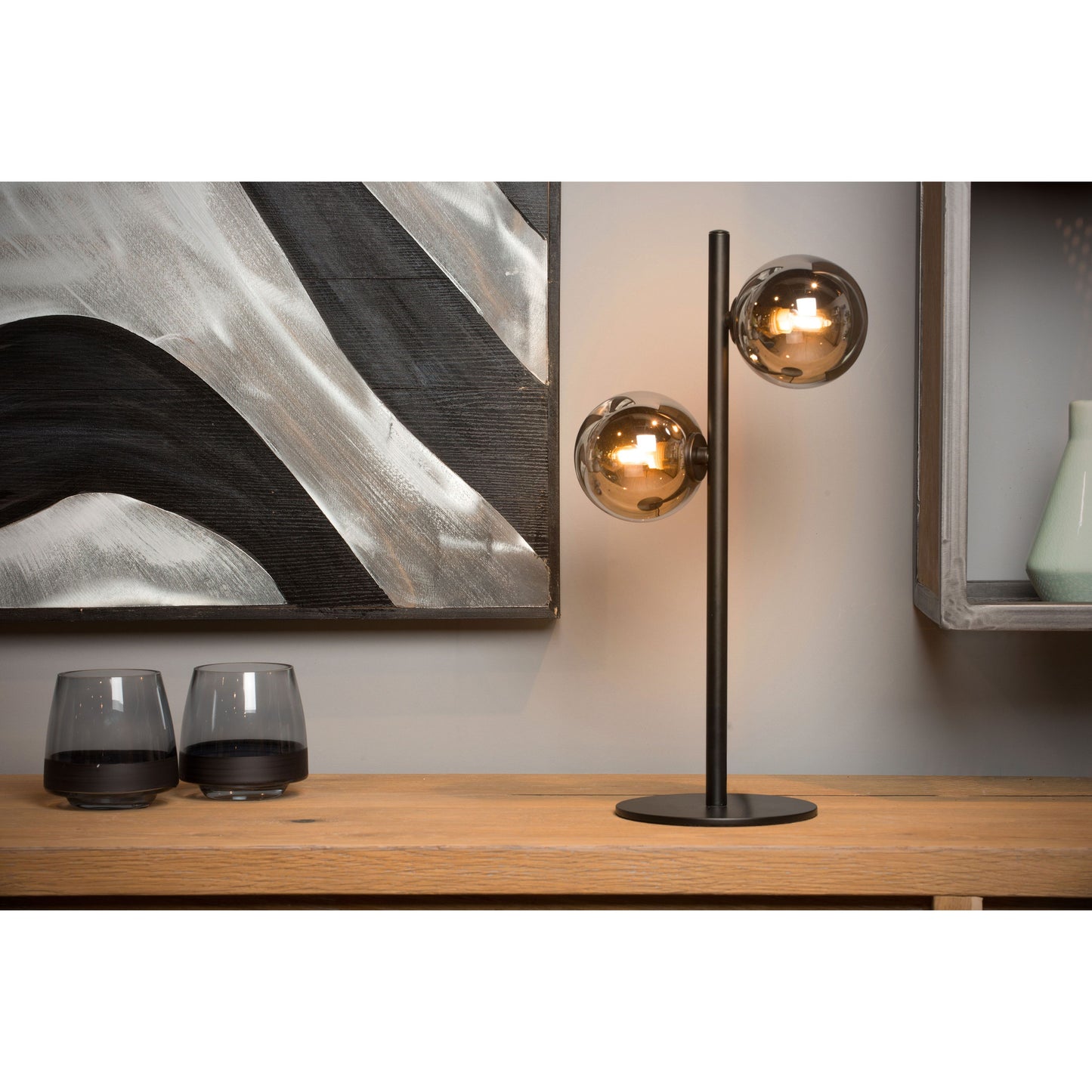 Lucide TYCHO - Table lamp - 2xG9 - Black