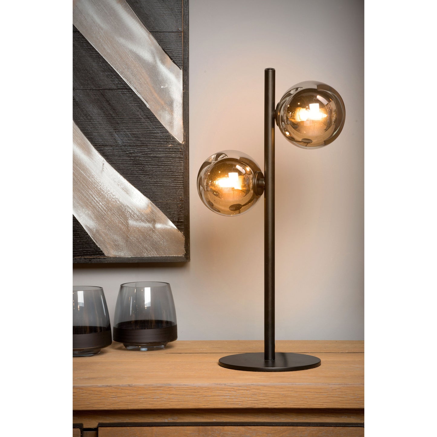 Lucide TYCHO - Table lamp - 2xG9 - Black