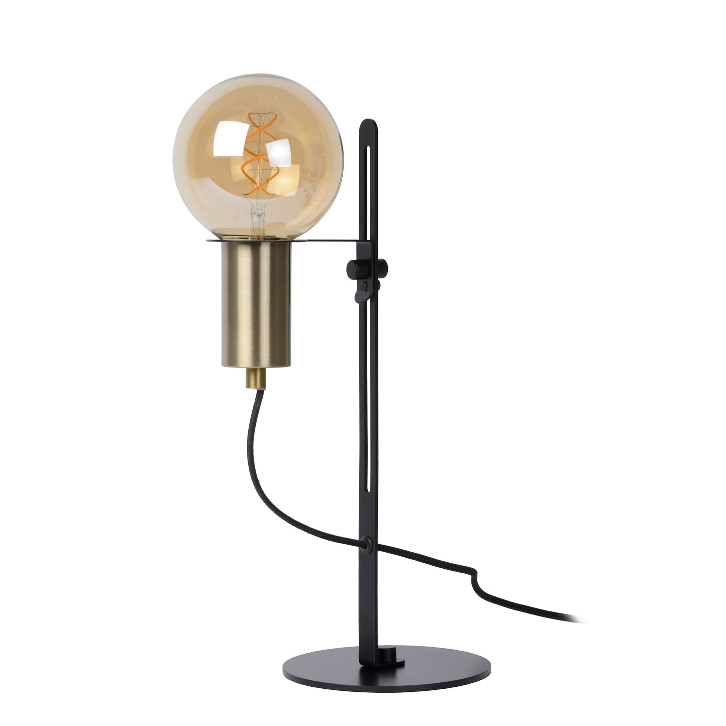 Lucide MALCOLM - Table lamp - Ø 23 cm - 1xE27 - Black