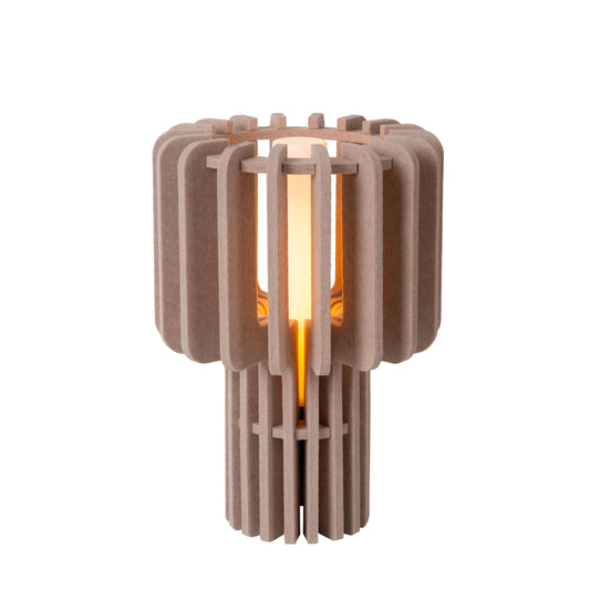 Lucide ROLLO - Table lamp - 1xE27 - Taupe