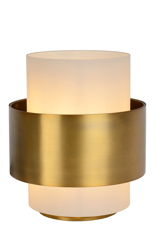 Lucide FIRMIN - Table lamp - Ø 20 cm - 1xE27 - Matt Gold / Brass